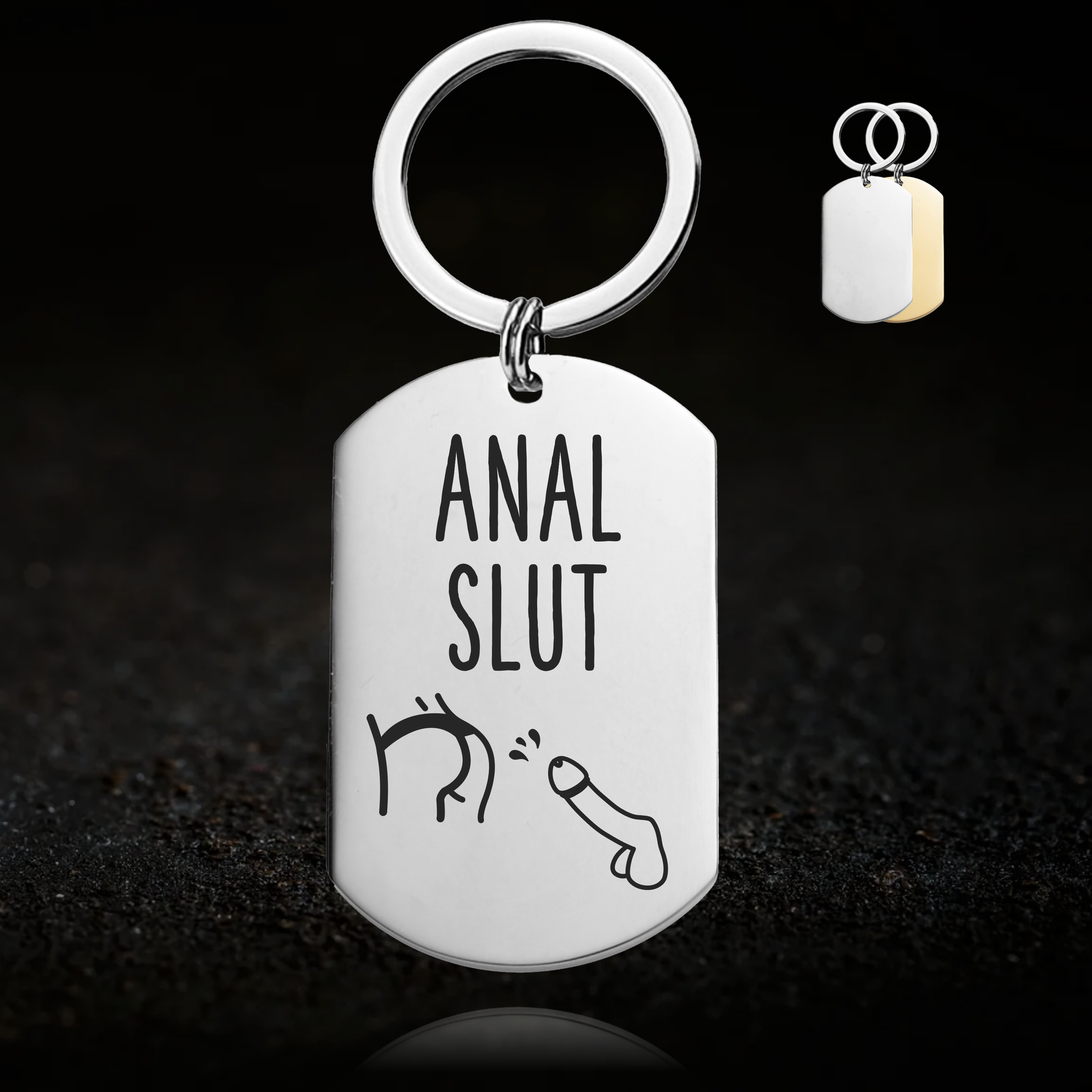 Anal Slut, Keyring