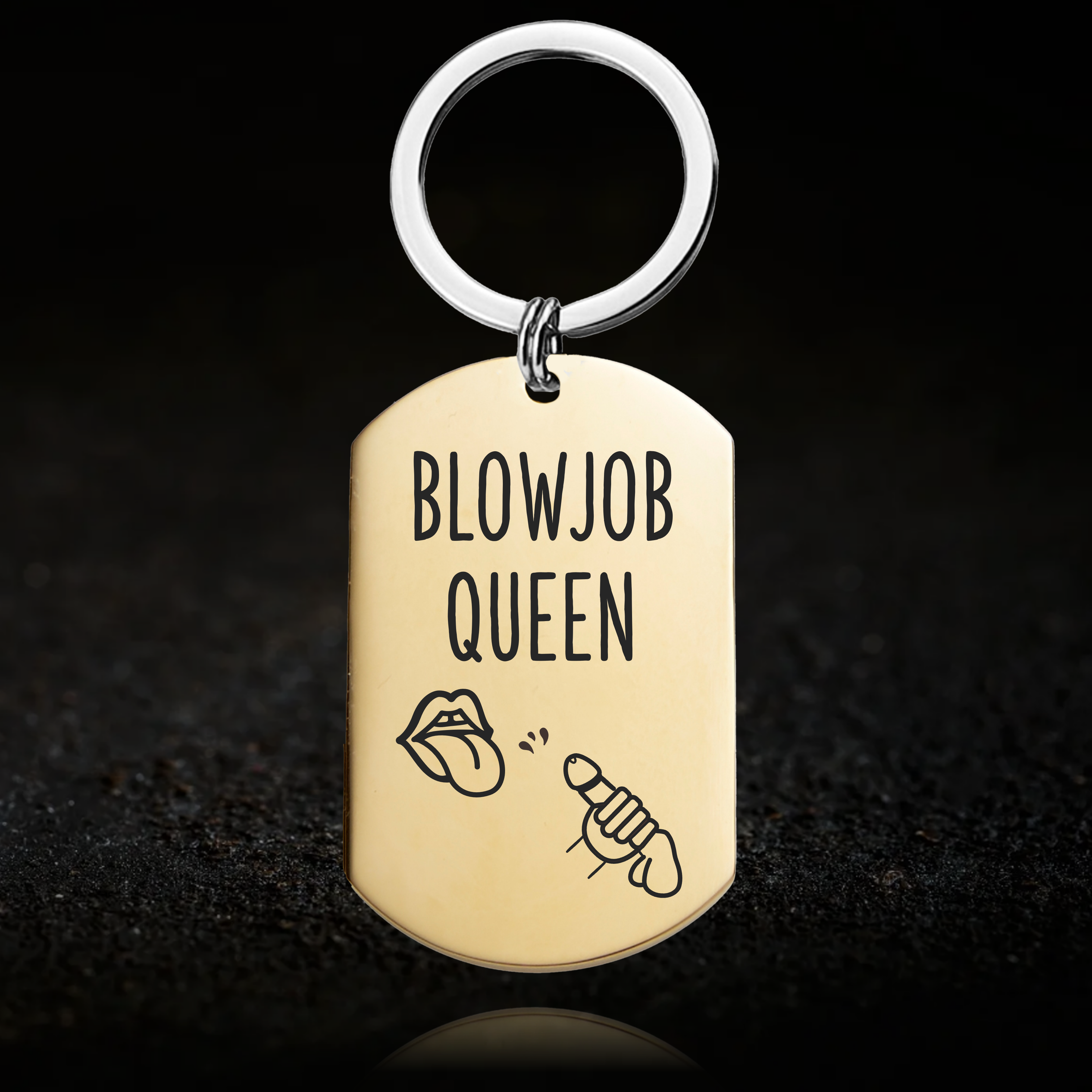 Blowjob Queen, Keyring