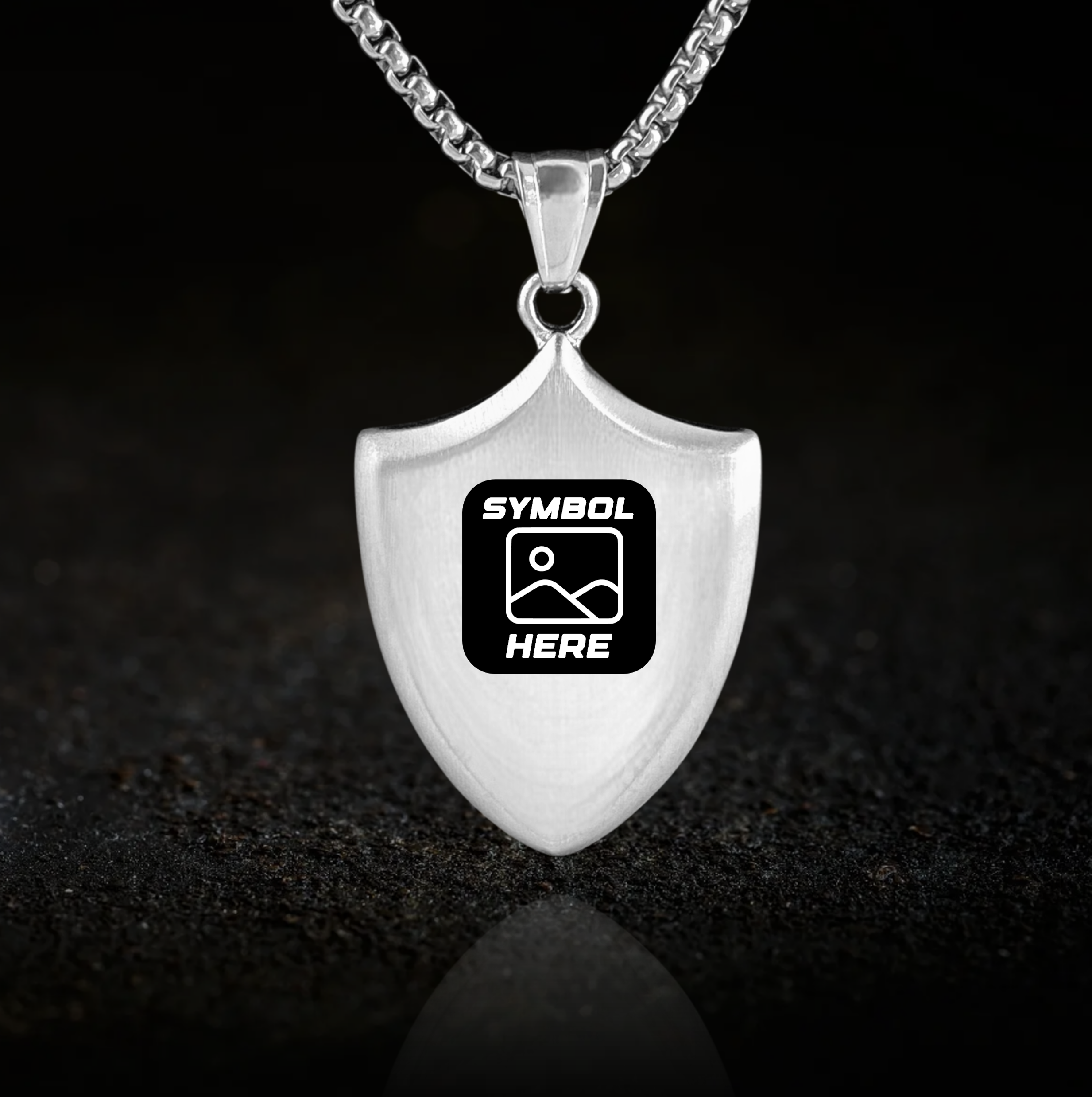 Custom Emblem, Shield Necklace