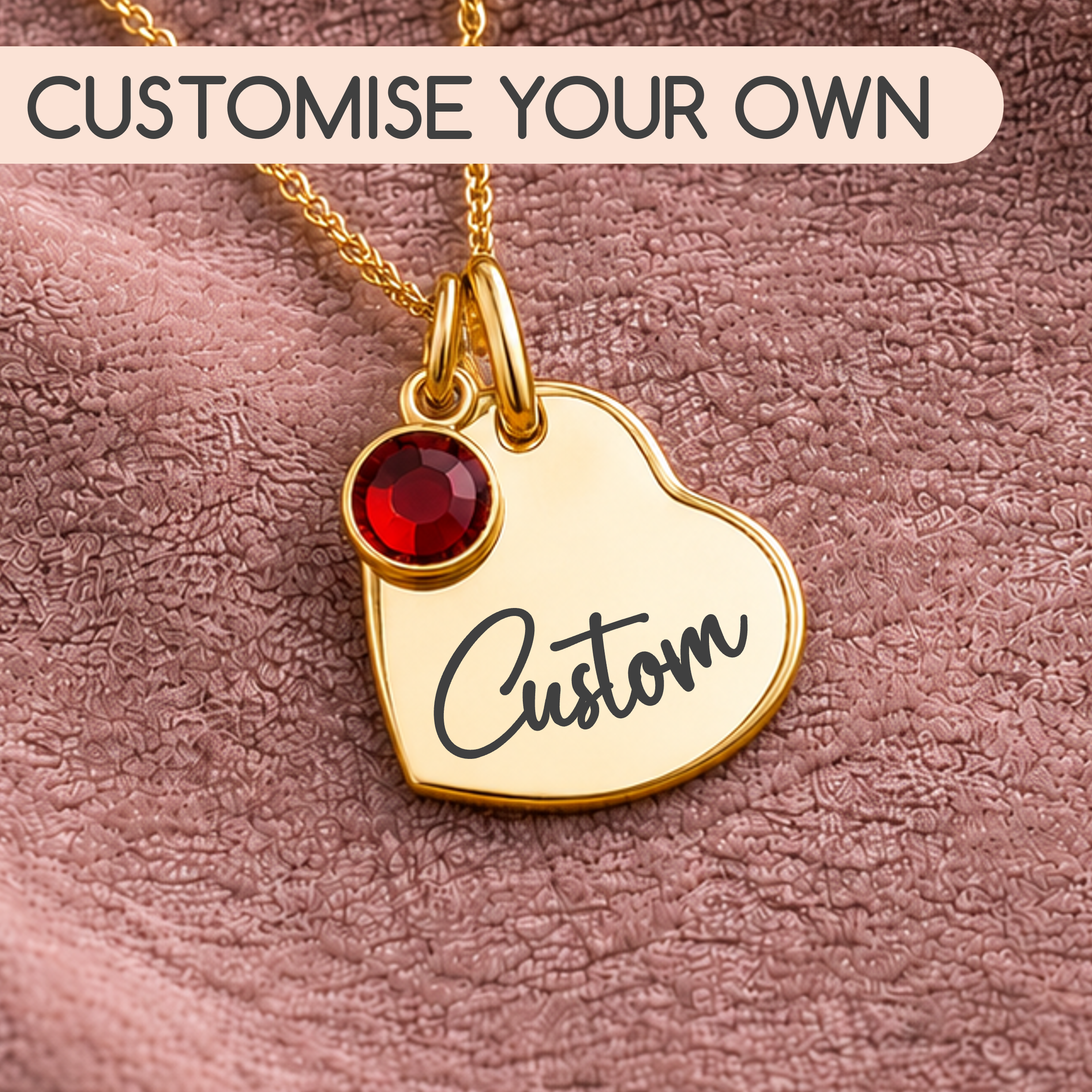 Create your own - Petite Heart Pendant