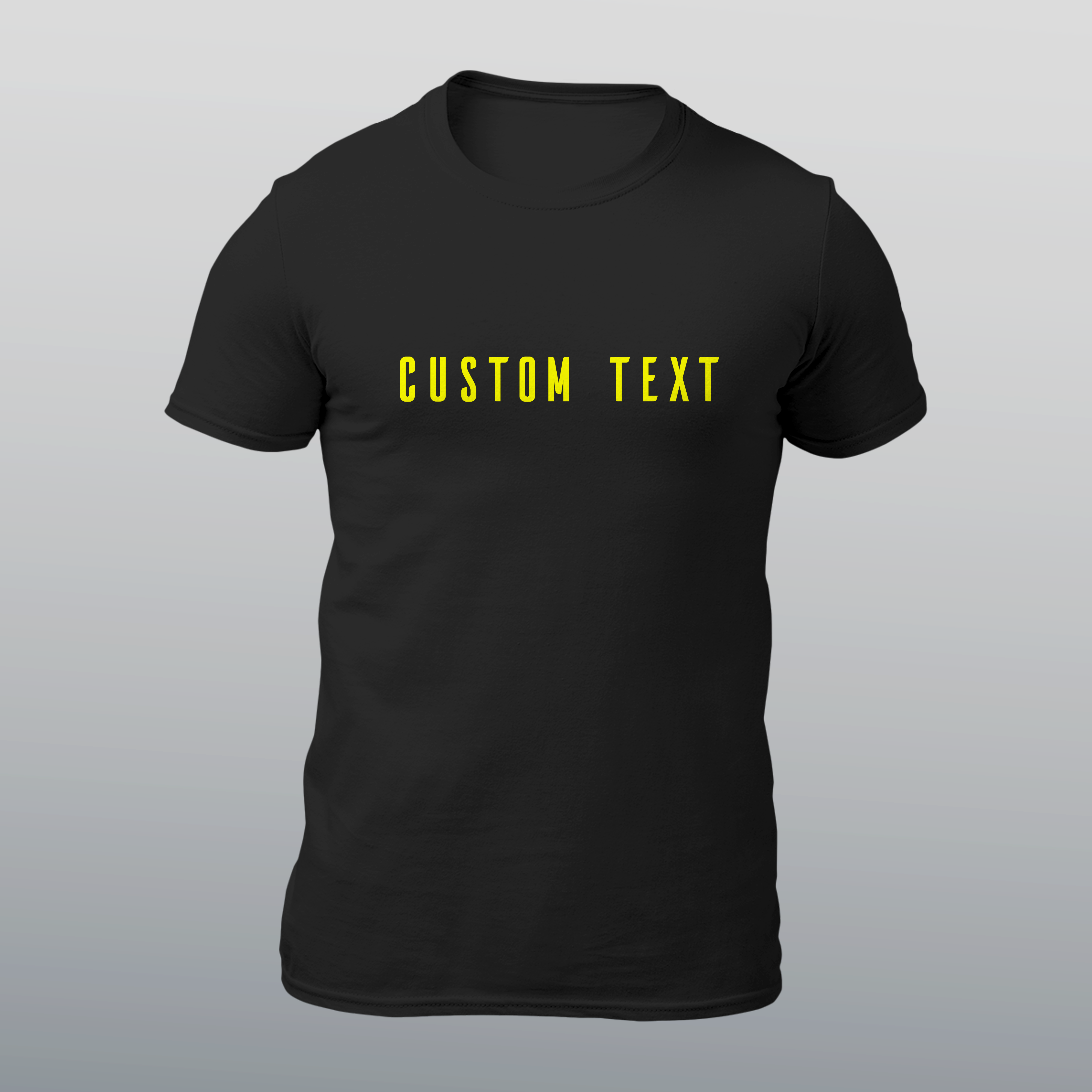 Custom, Personalised T-Shirt - Futuristic Style Font