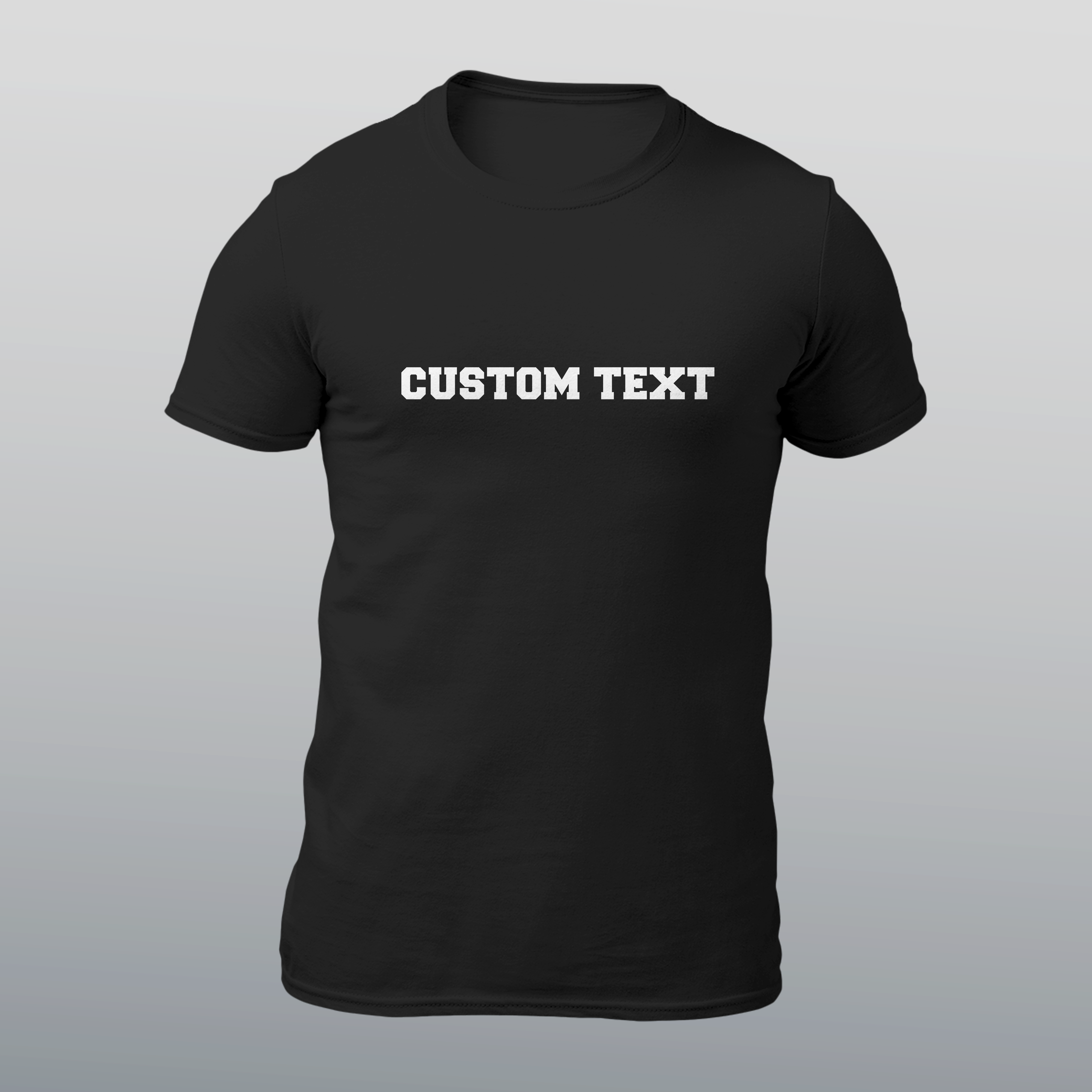 Custom, Personalised T-Shirt - Military Style Font