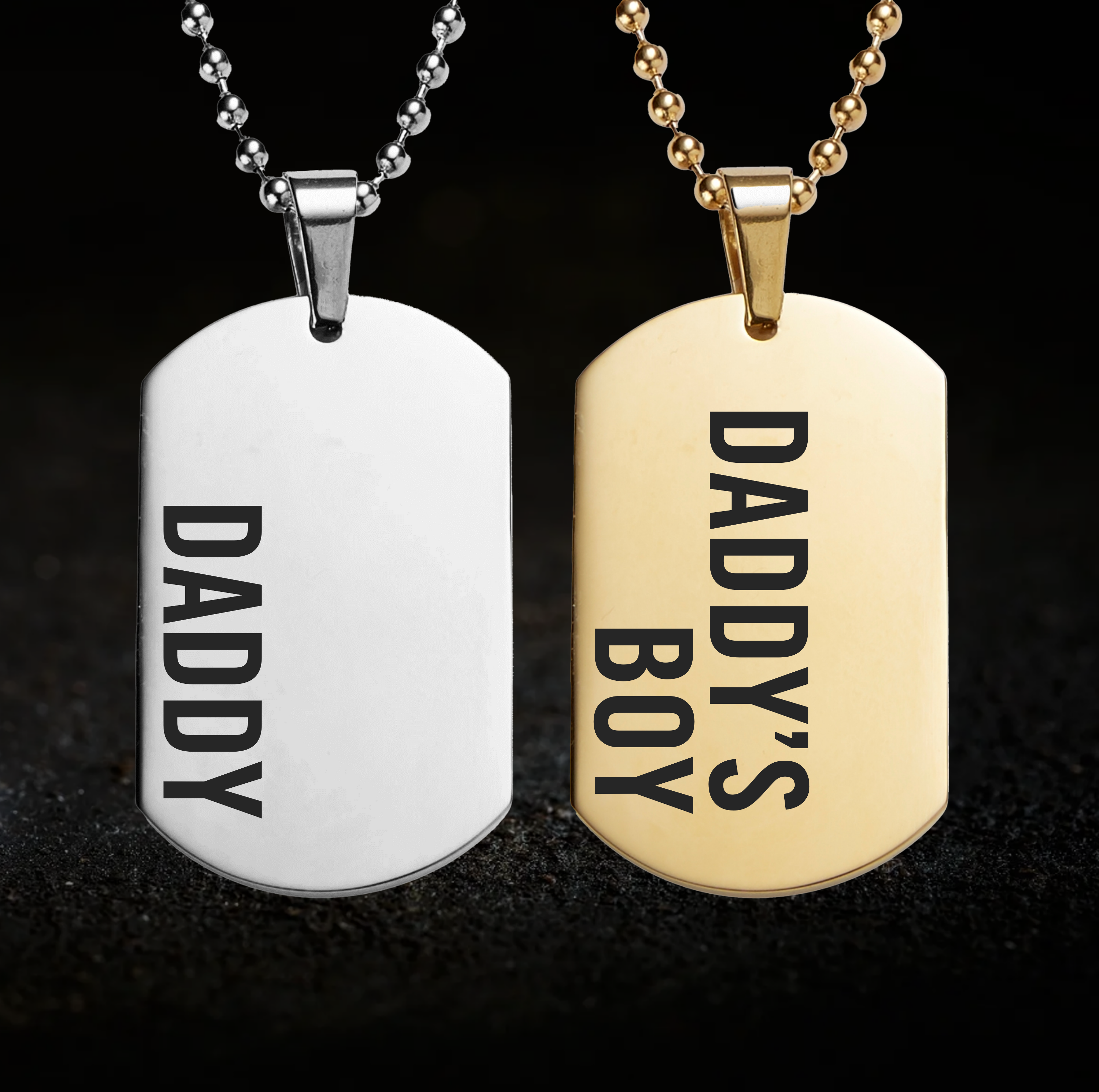 Daddy and Daddy's Boy Necklace Set - DDLB Fetish