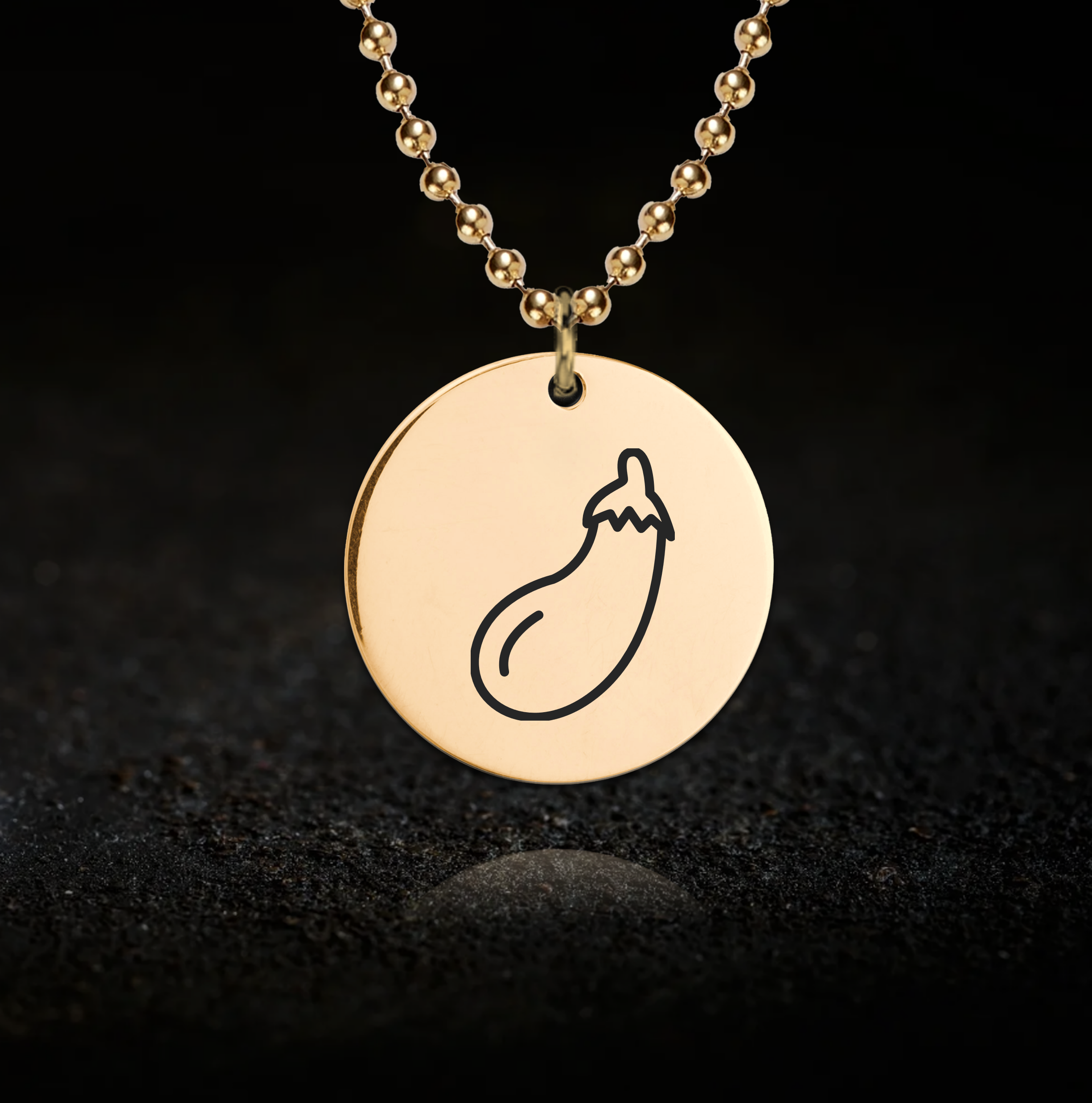 Dominant Top, Emoji Necklace