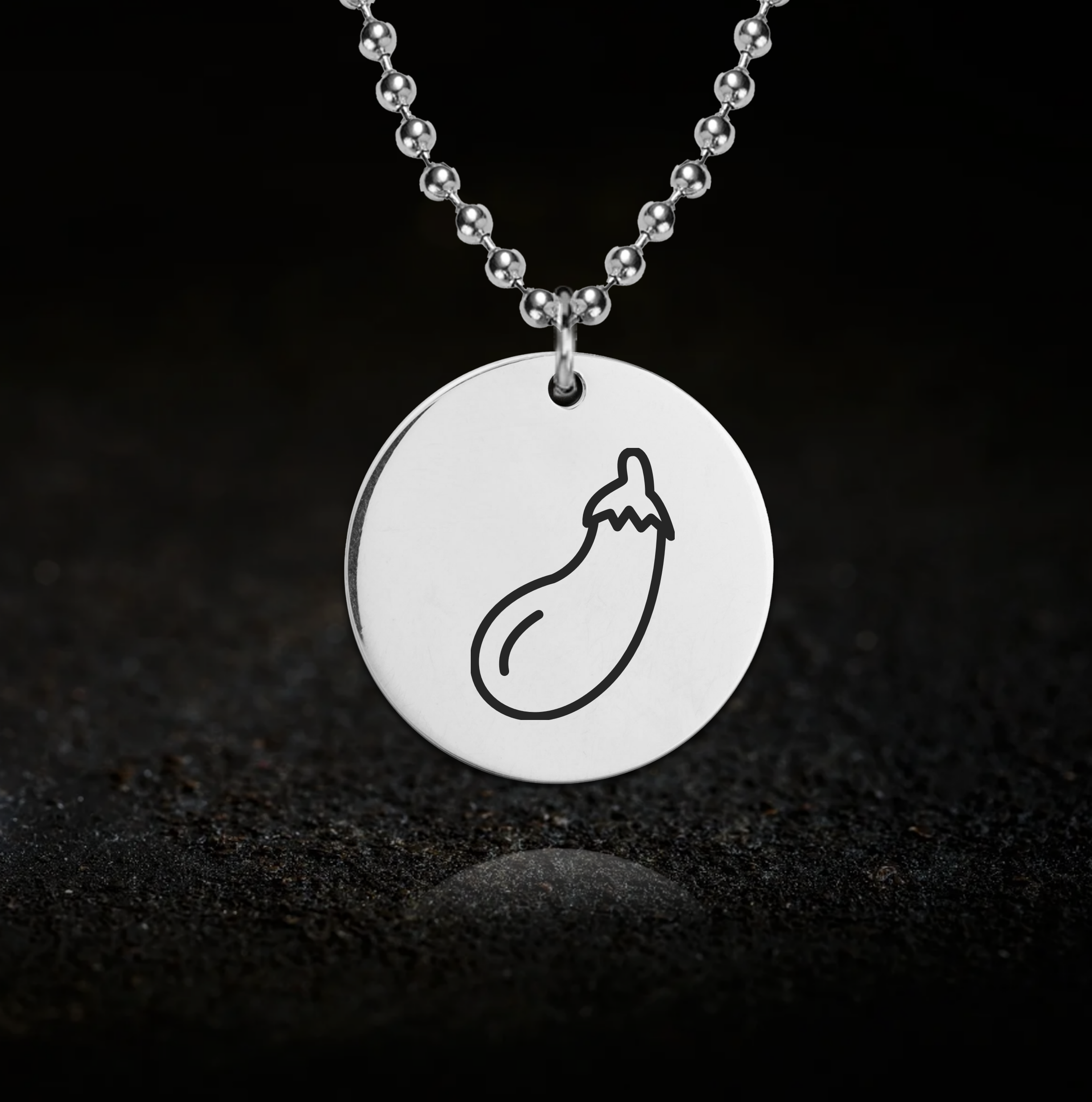 Dominant Top, Emoji Necklace