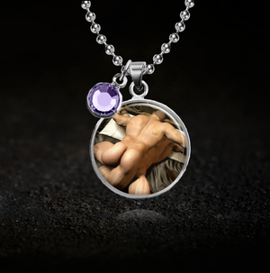 gay anime erotic pendant necklace
