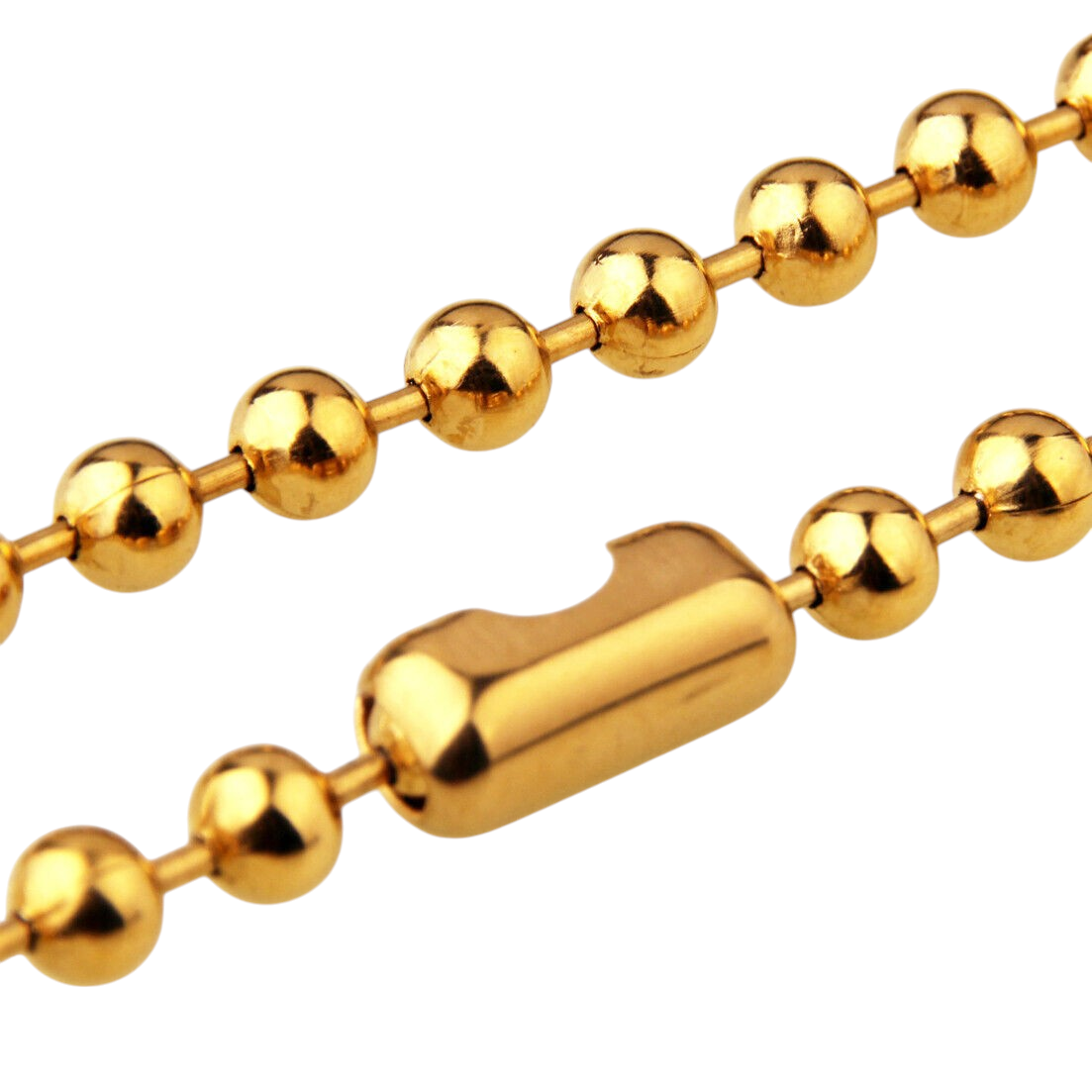 2.4/3mm Ball Chain - Silver or Gold