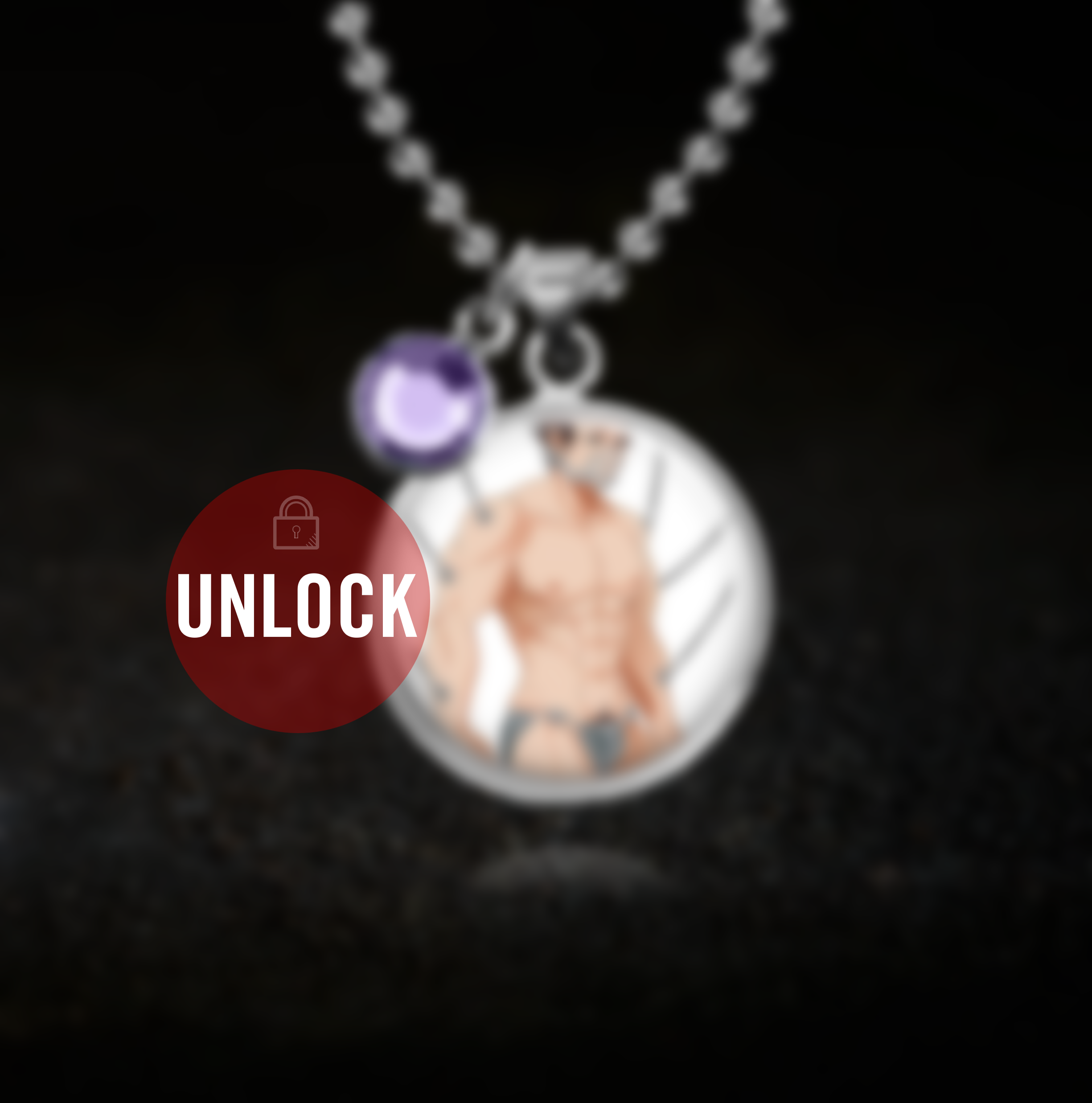cyber man hentai necklace glass pendant