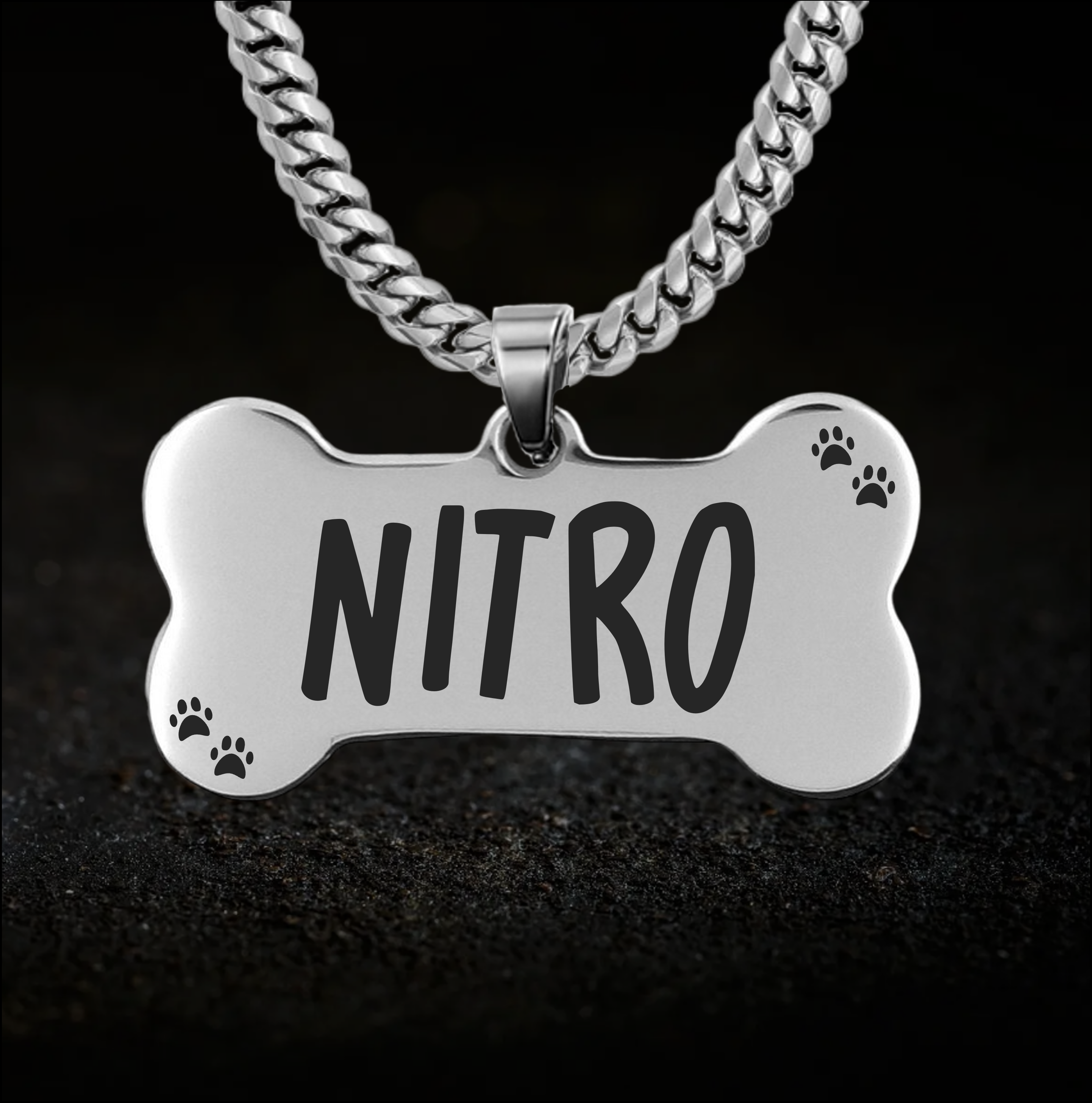 Playful Human Puppy Play Collar - Personalised