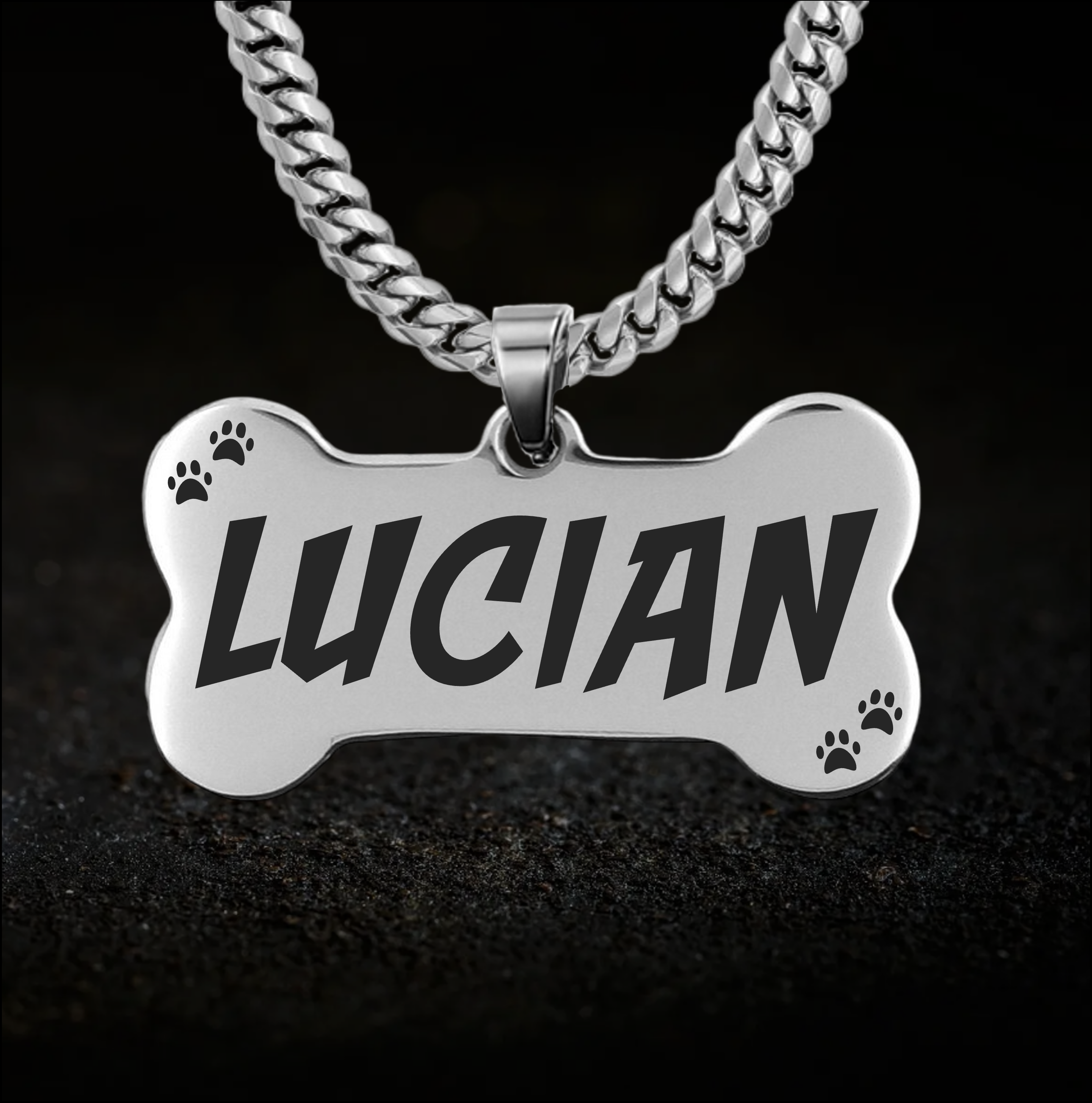 Comic Inspired Puppy Play Collar - Personalised
