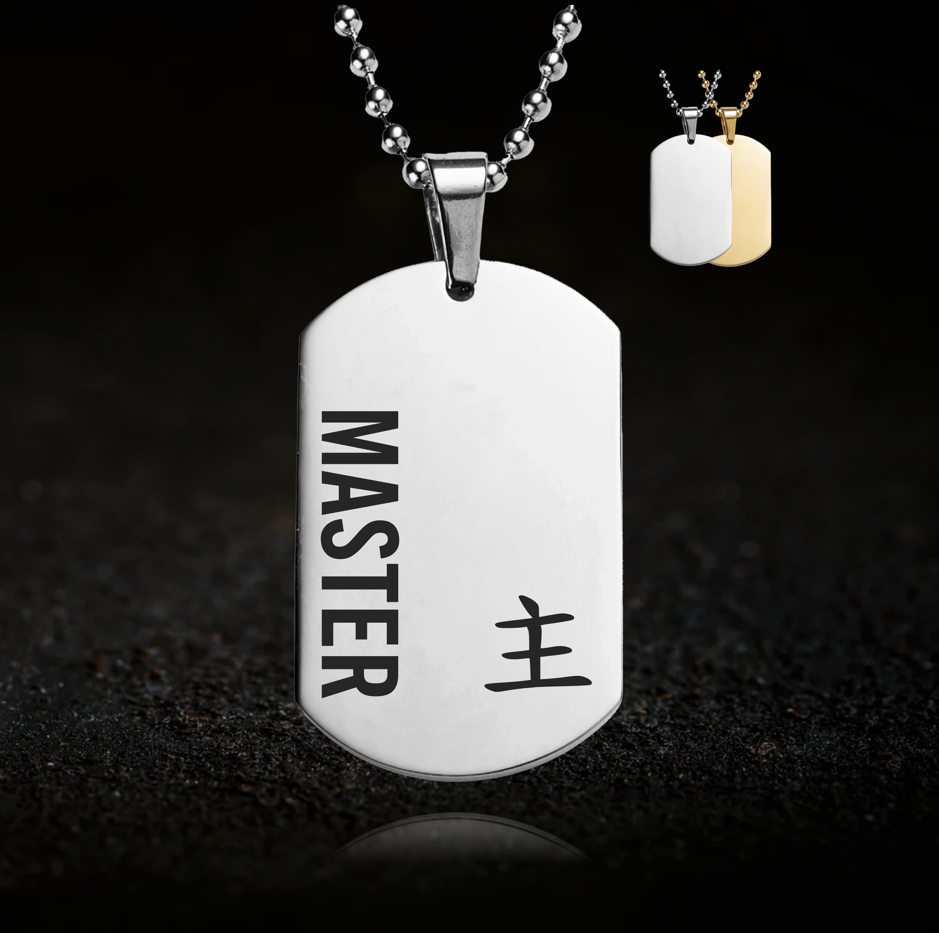 Submissive Japanese BDSM Master Necklace