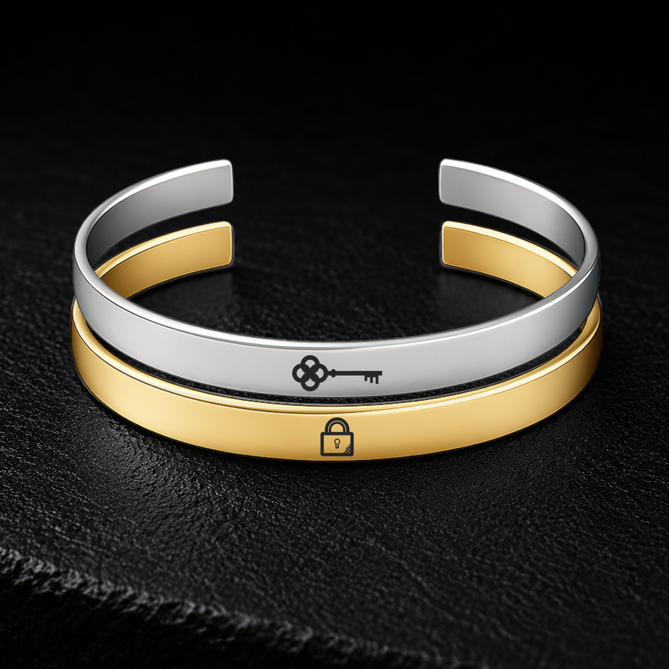 Lock & Key Bracelet - Sold Individually
