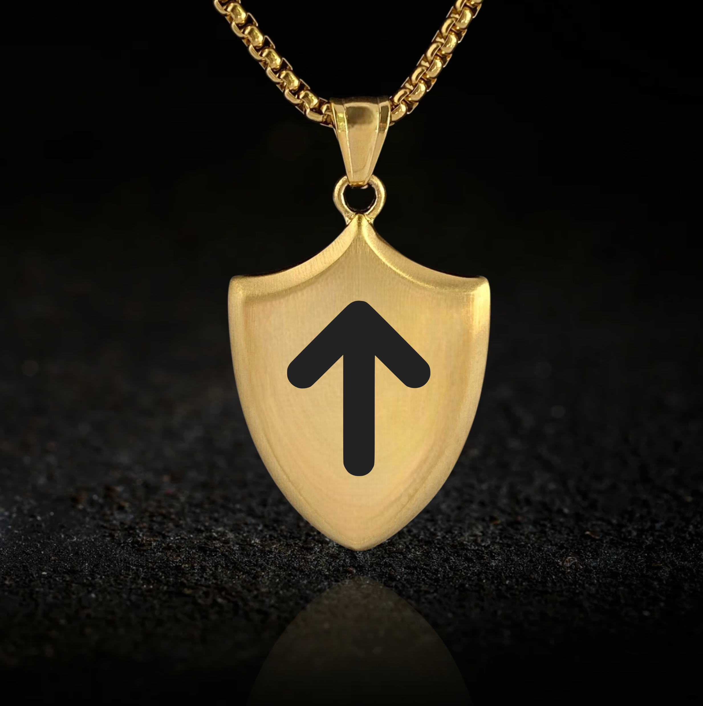 Dominant Master, BDSM Shield Pendant Necklace, Owner