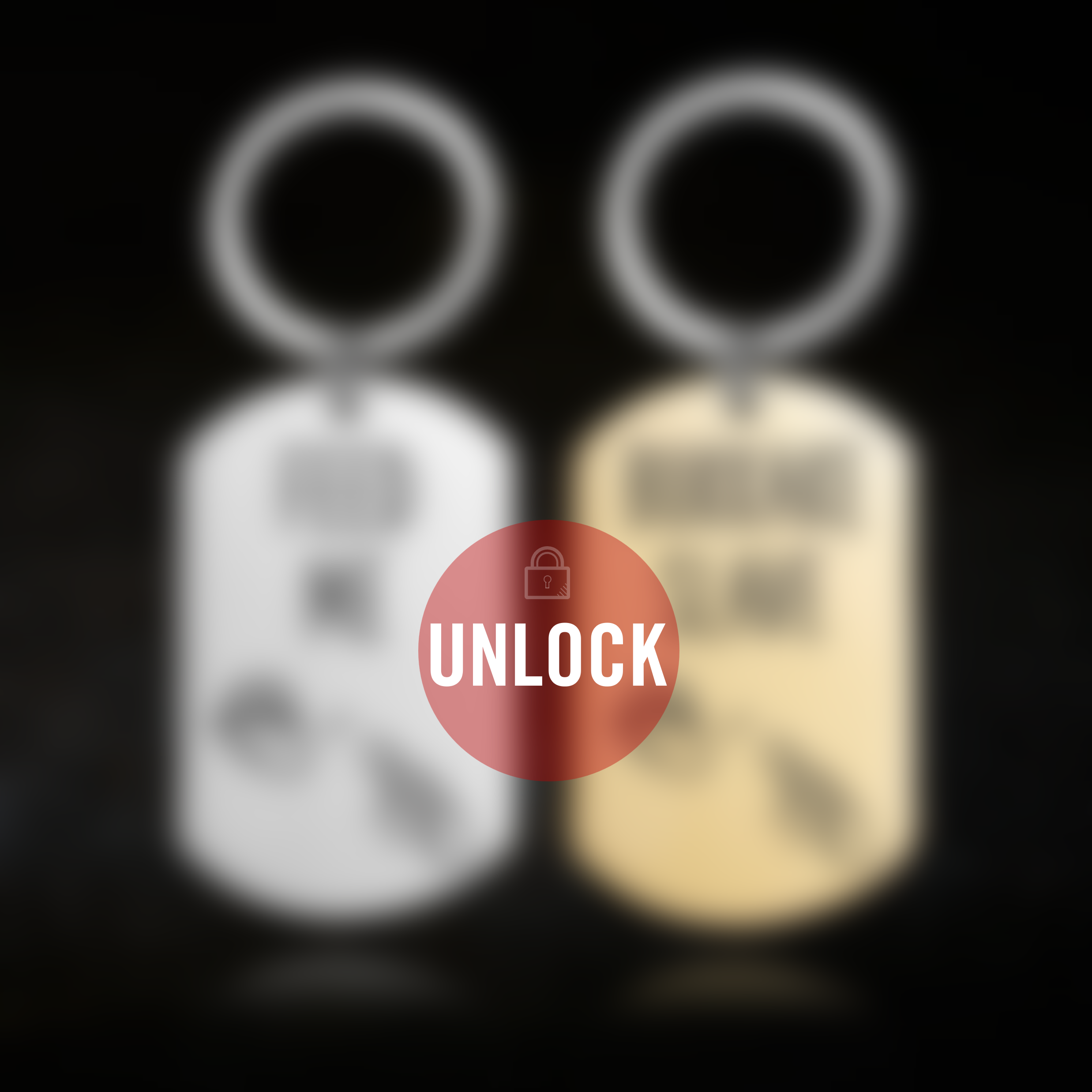 Oral Service Role Tag Keyring - Various Designs