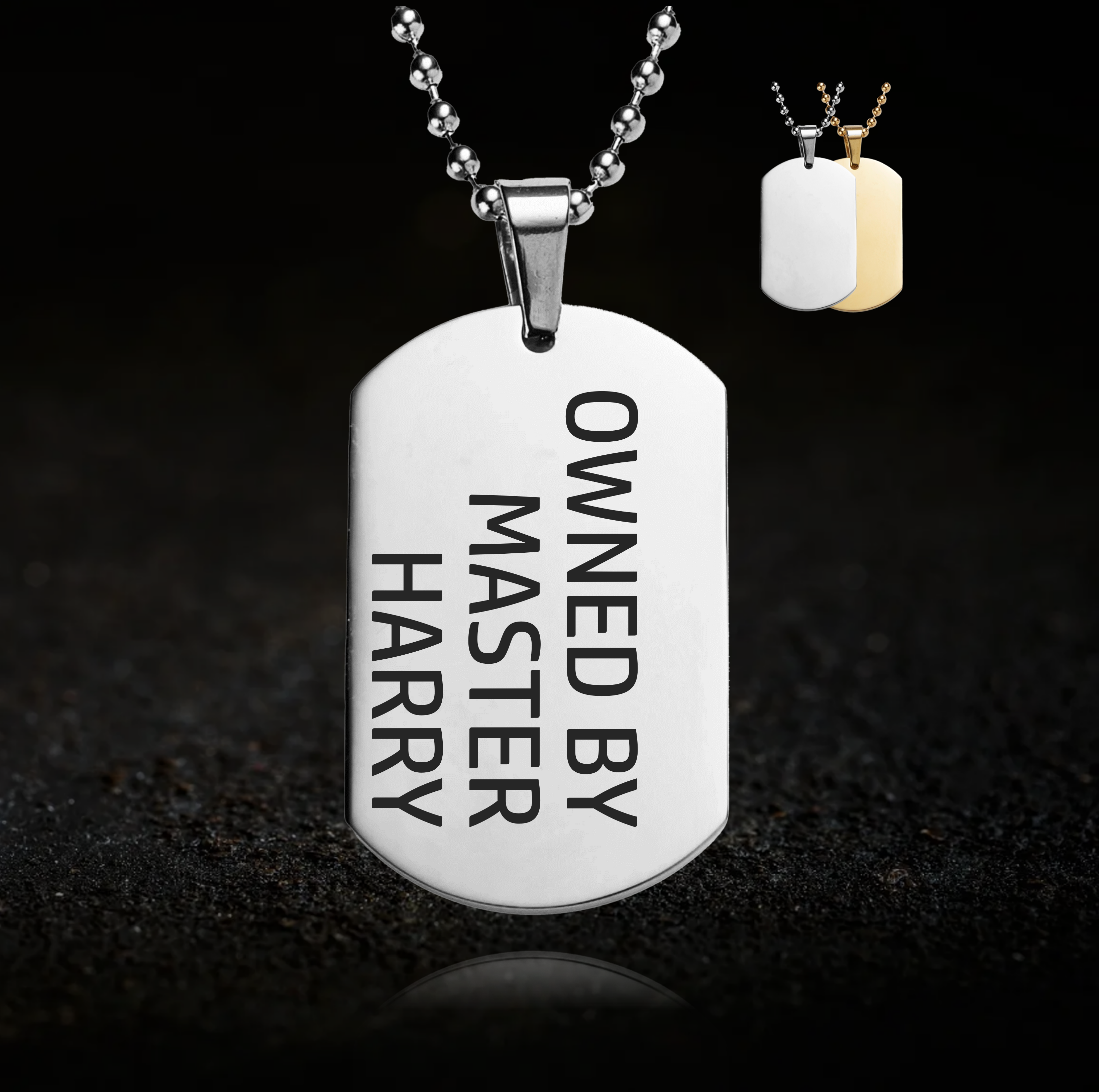 Owned by Master Necklace - Personalised Dominant Necklace