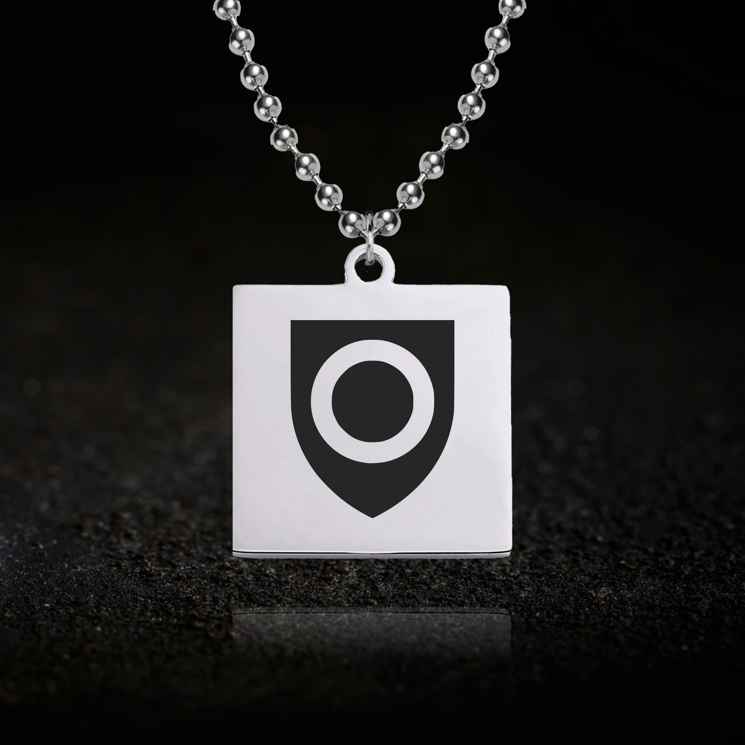 Dominant Ownership Shield Necklace - BDSM