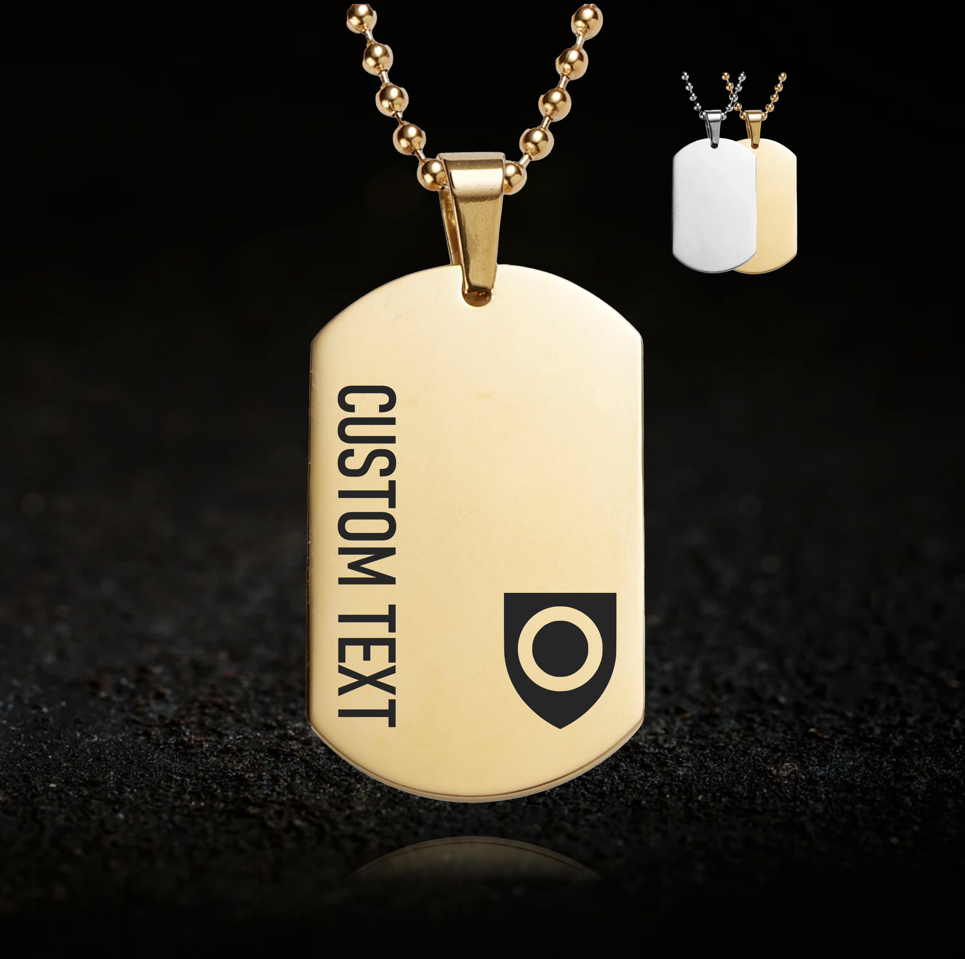 Custom, Ownership Shield Necklace