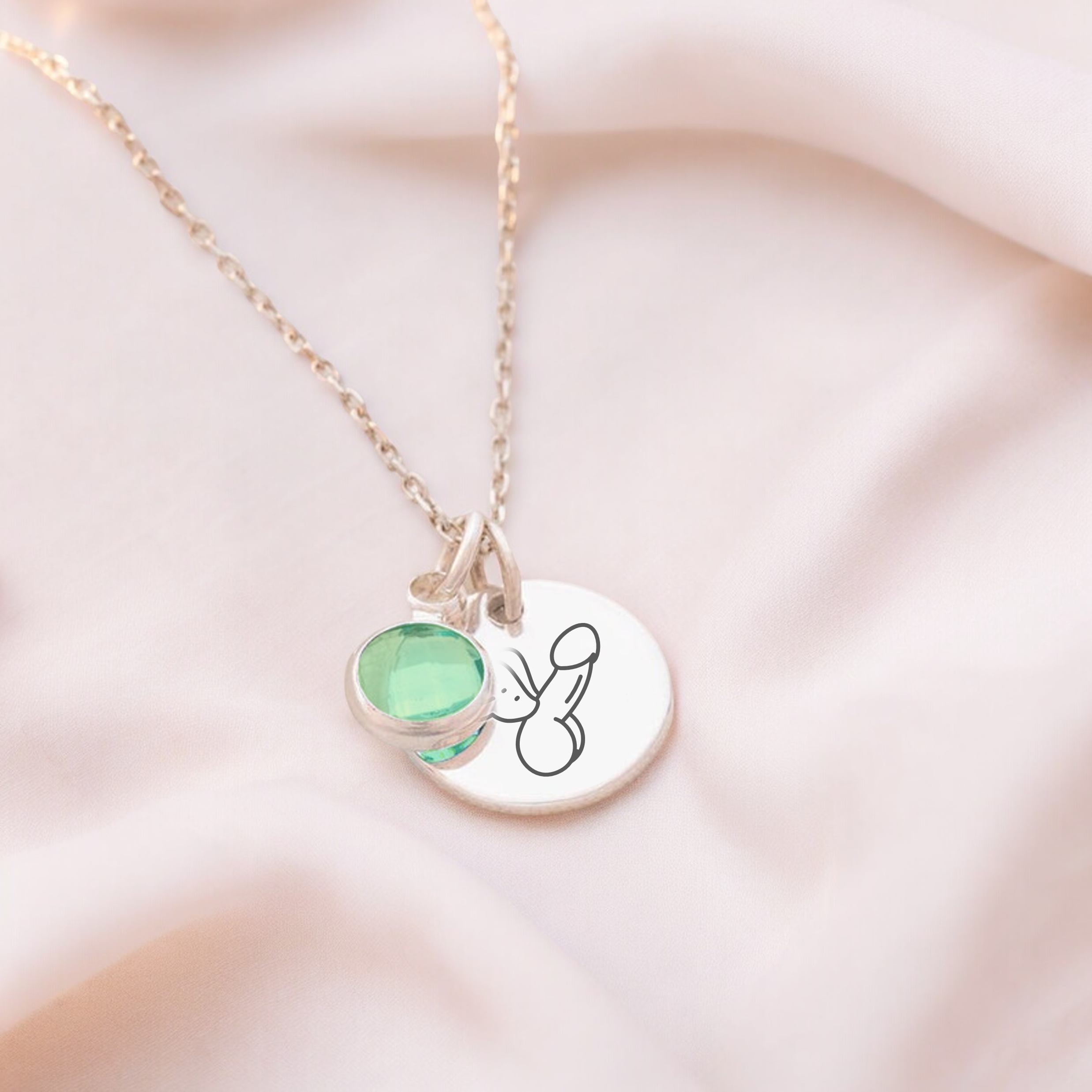 Explicit, Birth stone Necklace - Choice of Body Anatomy