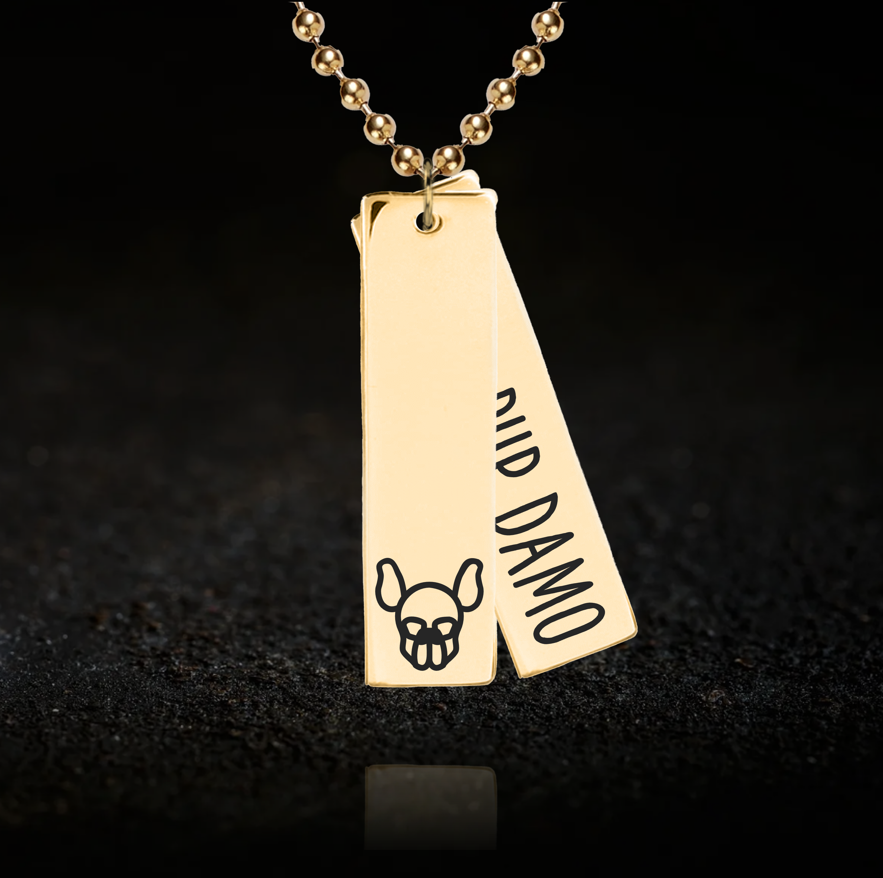 Personalised Puppy Play Pendant Necklace, Human Puppy