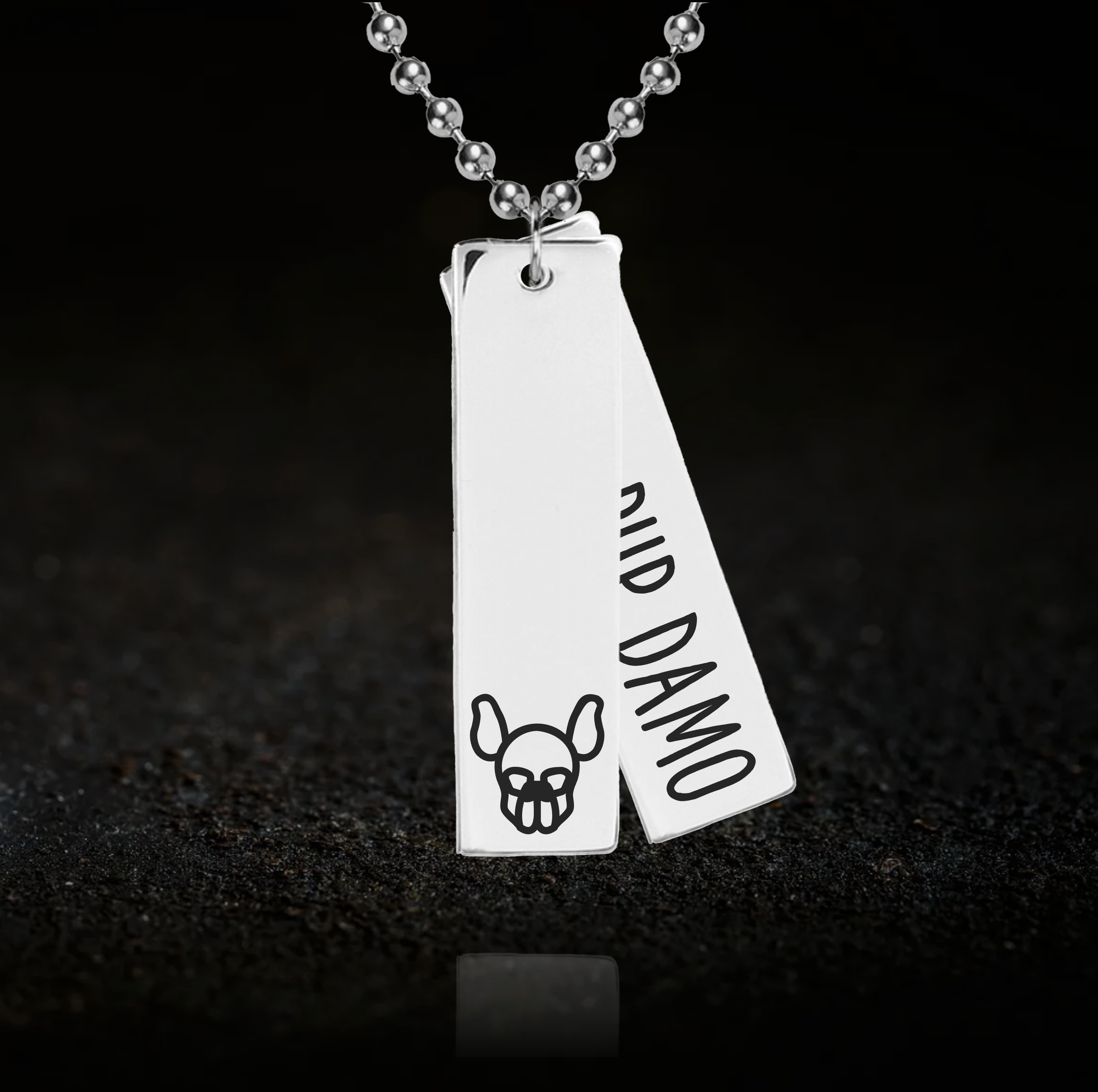 Personalised Puppy Play Pendant Necklace, Human Puppy