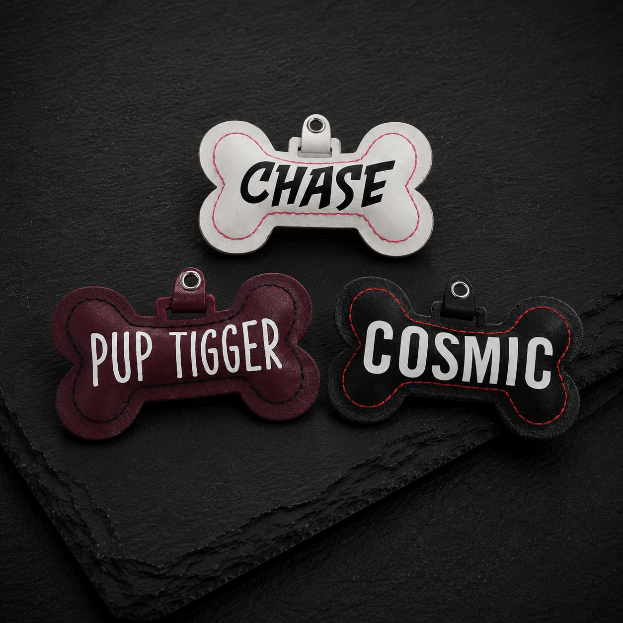 Lifesize, Human Puppy Play Bone Tag - Personalised