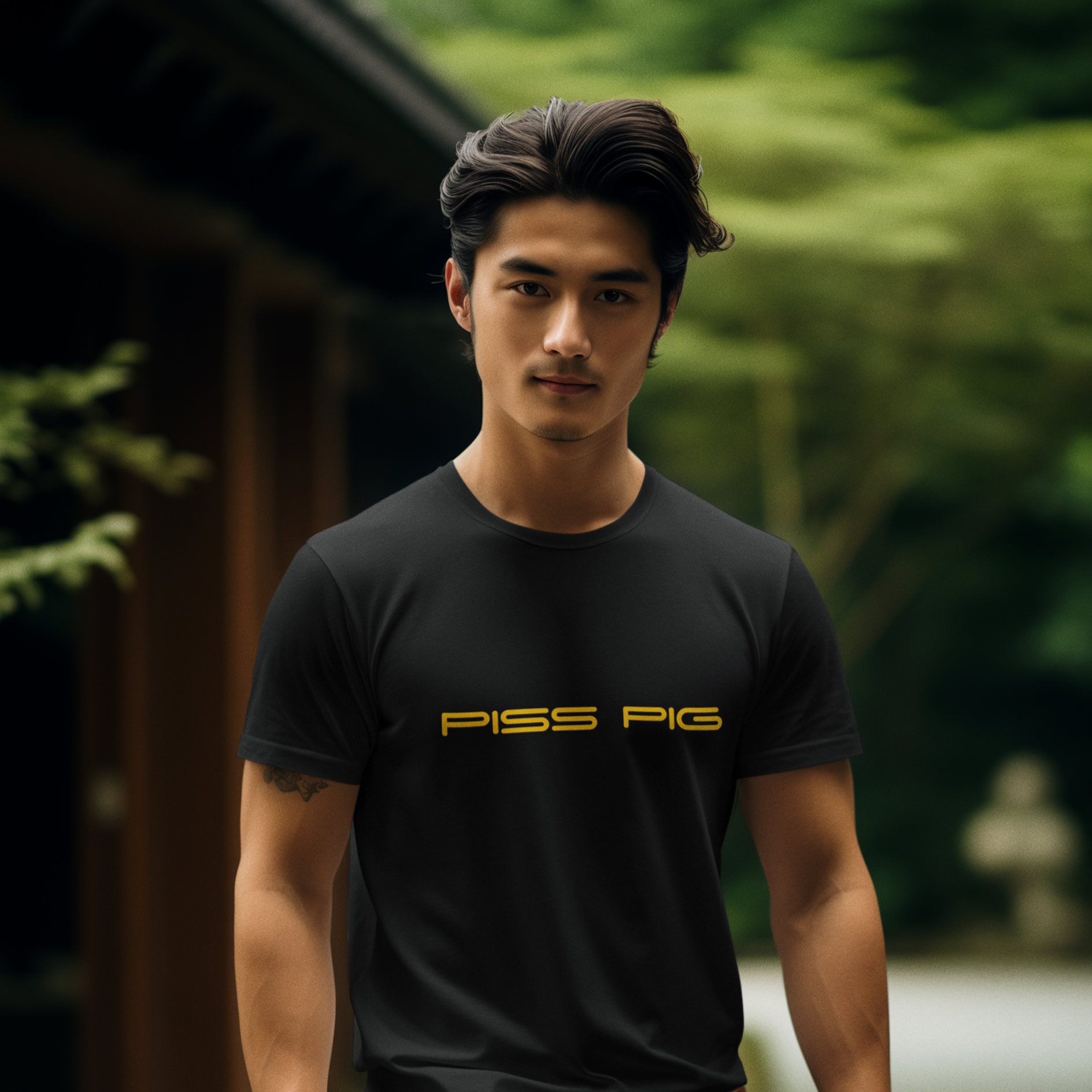 Piss Pig T-Shirt - Futuristic