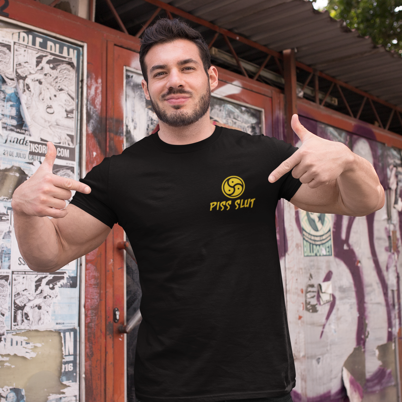 Piss Slut T-Shirt - Pocket