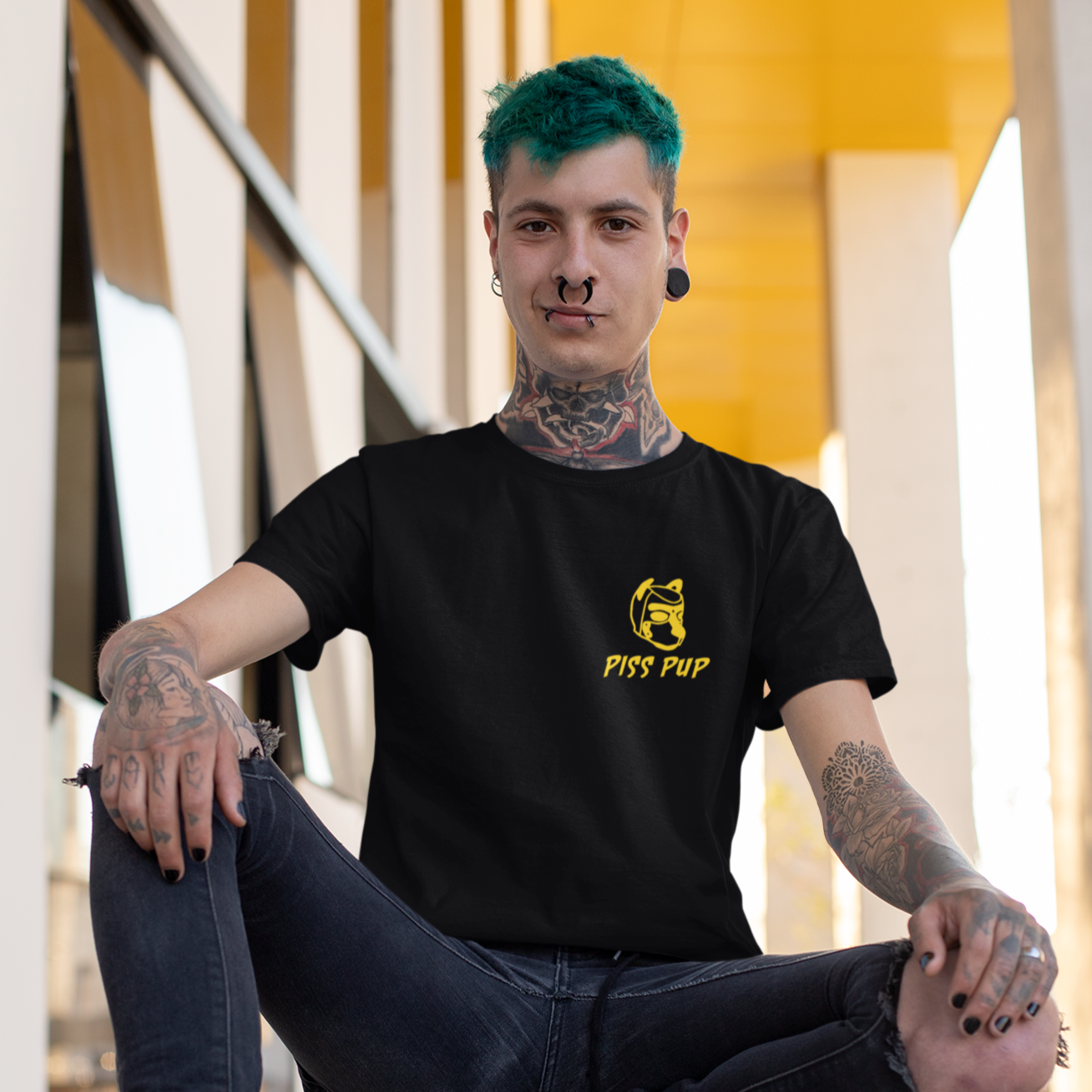 Piss Pup T-Shirt - Pocket