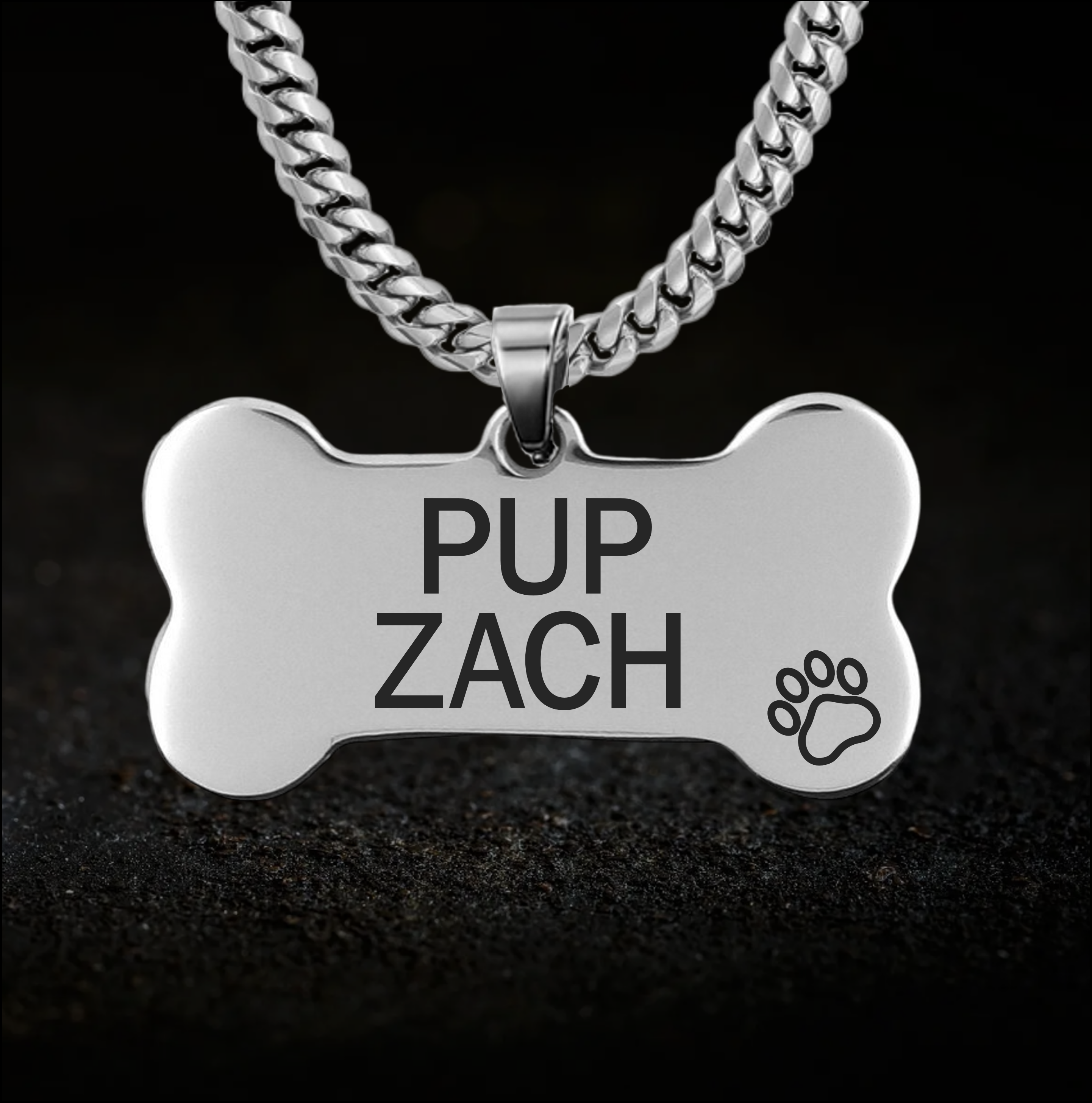 Human Puppy Paw Collar - Personalised Collar