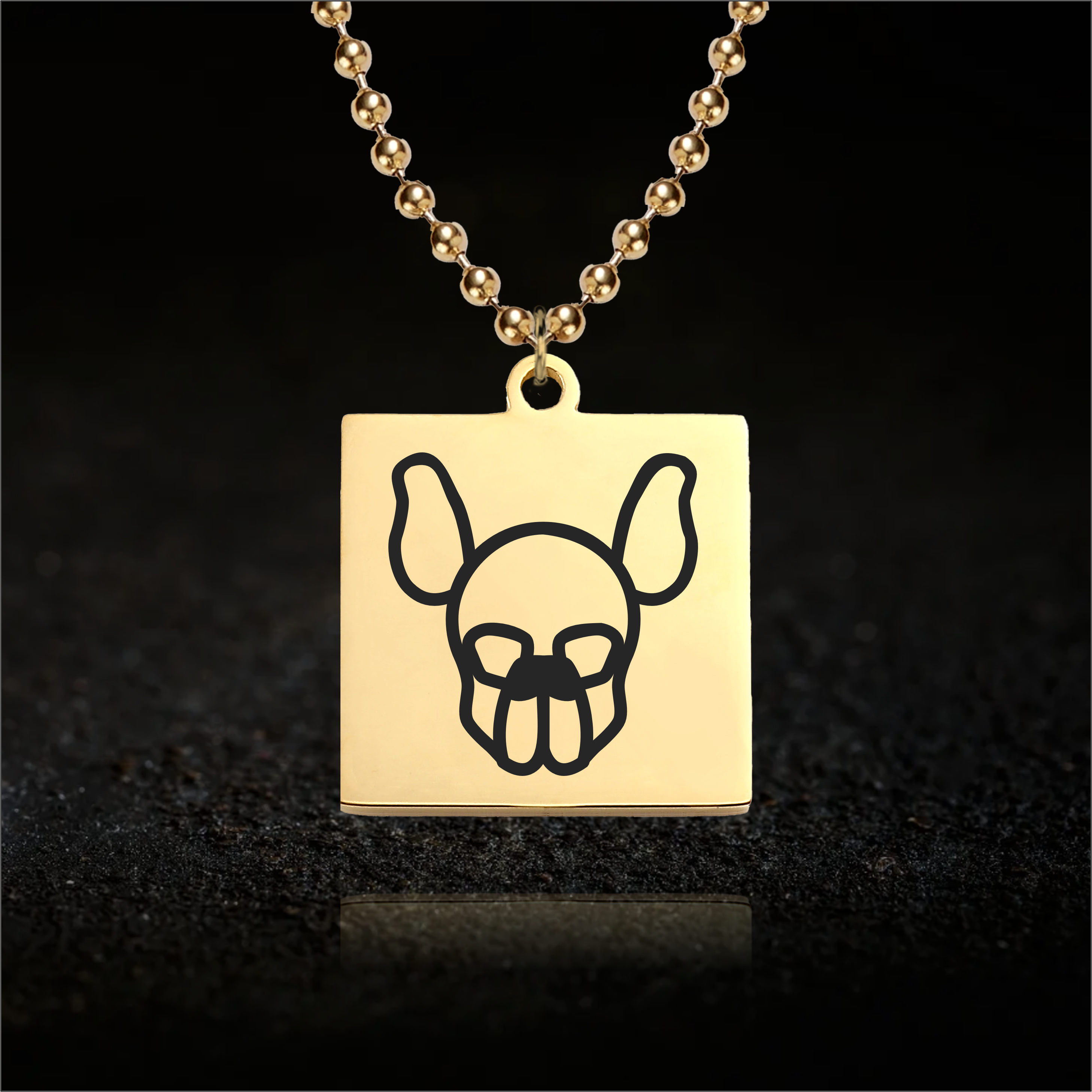 Human Puppy Play, Hood Necklace