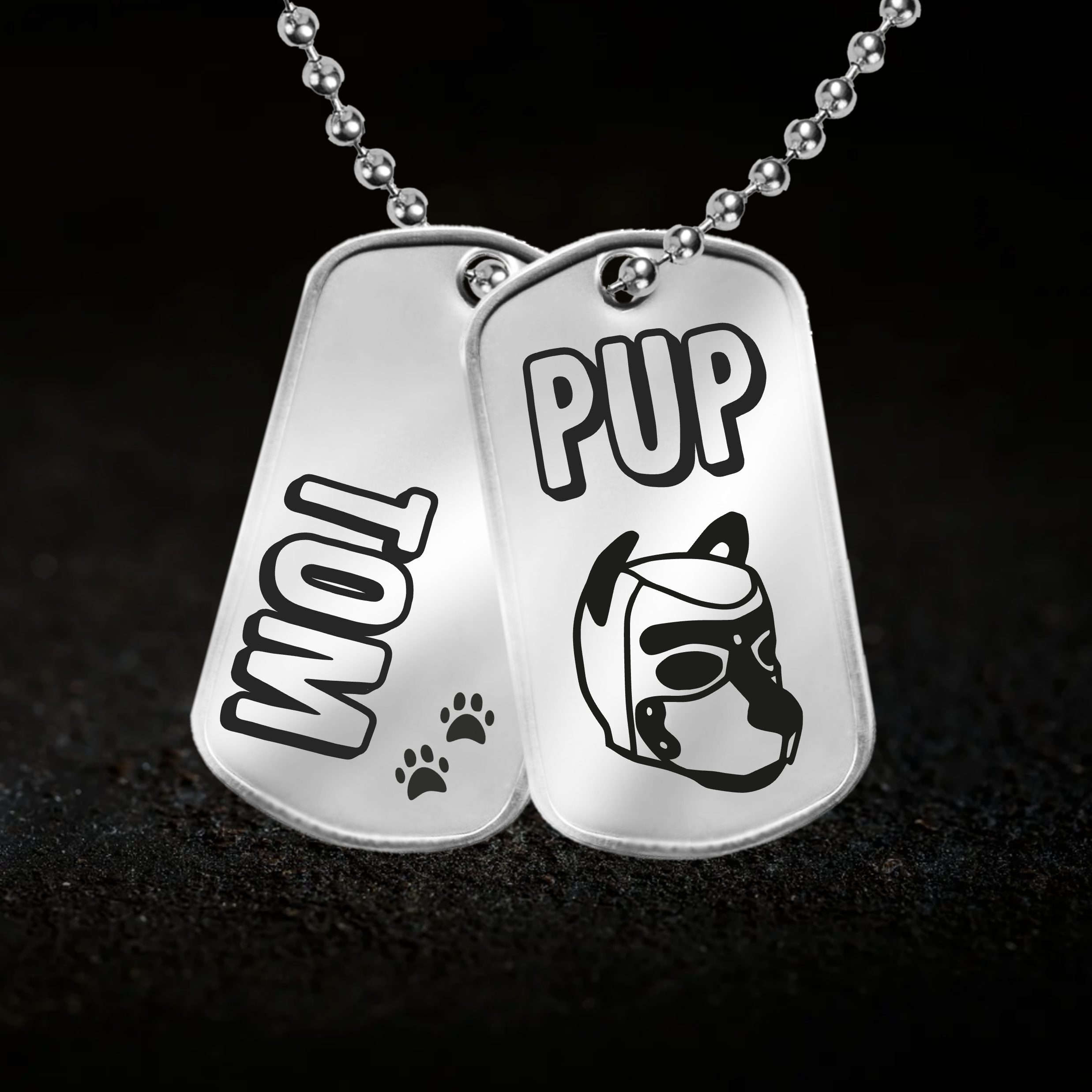 Personalised, Pup Hood Tags
