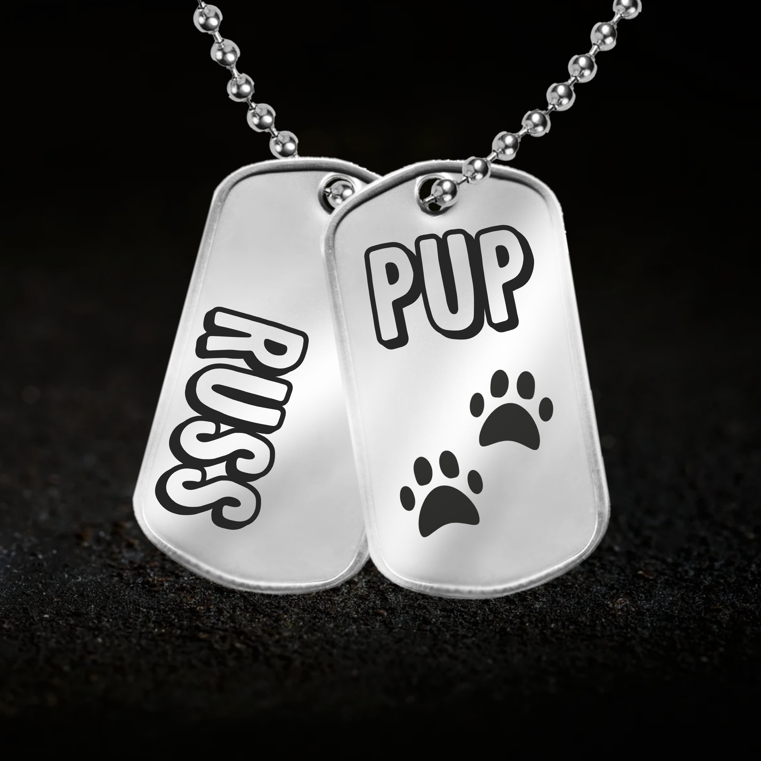 Personalised, Paw Tags