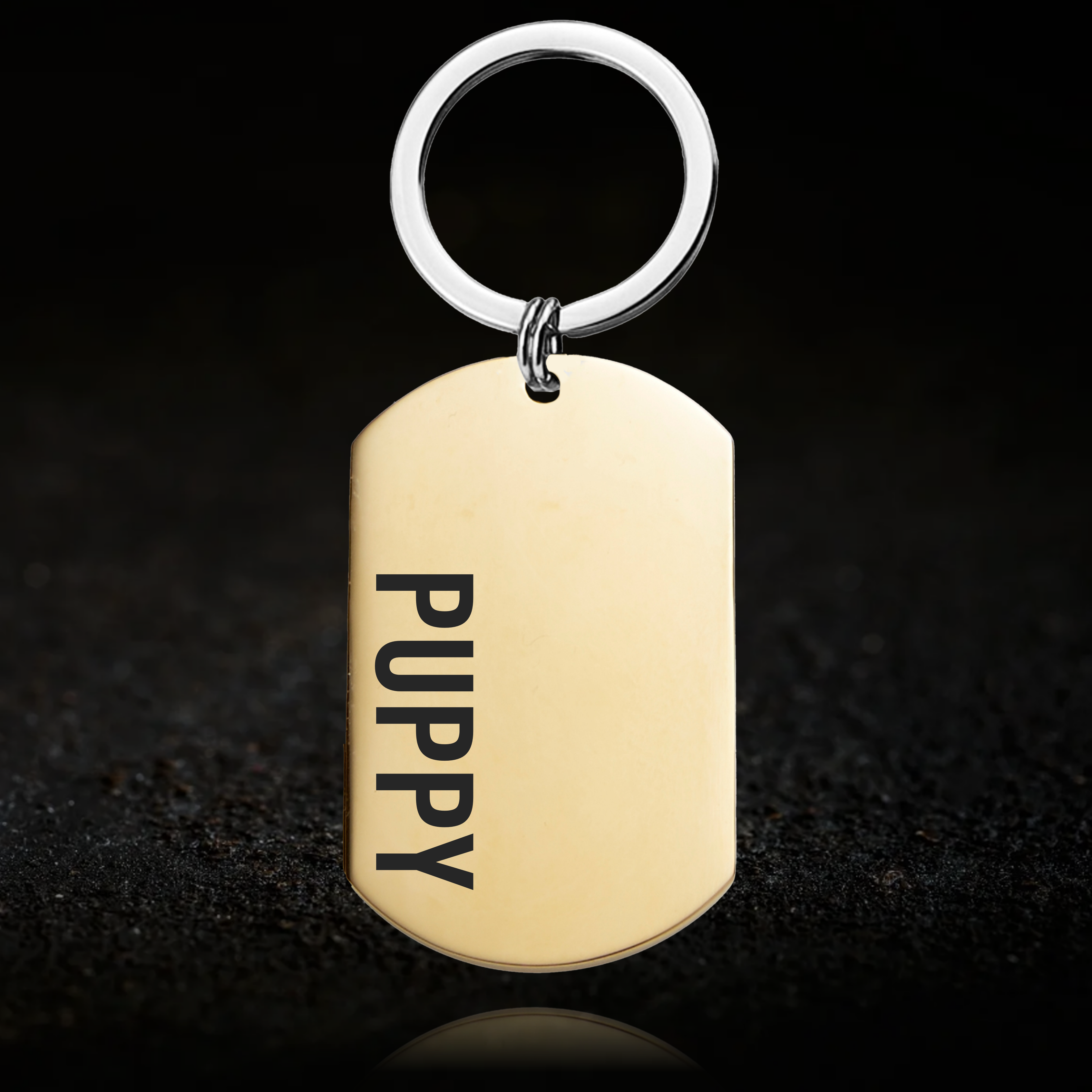 Puppy and Handler, Keyring Set