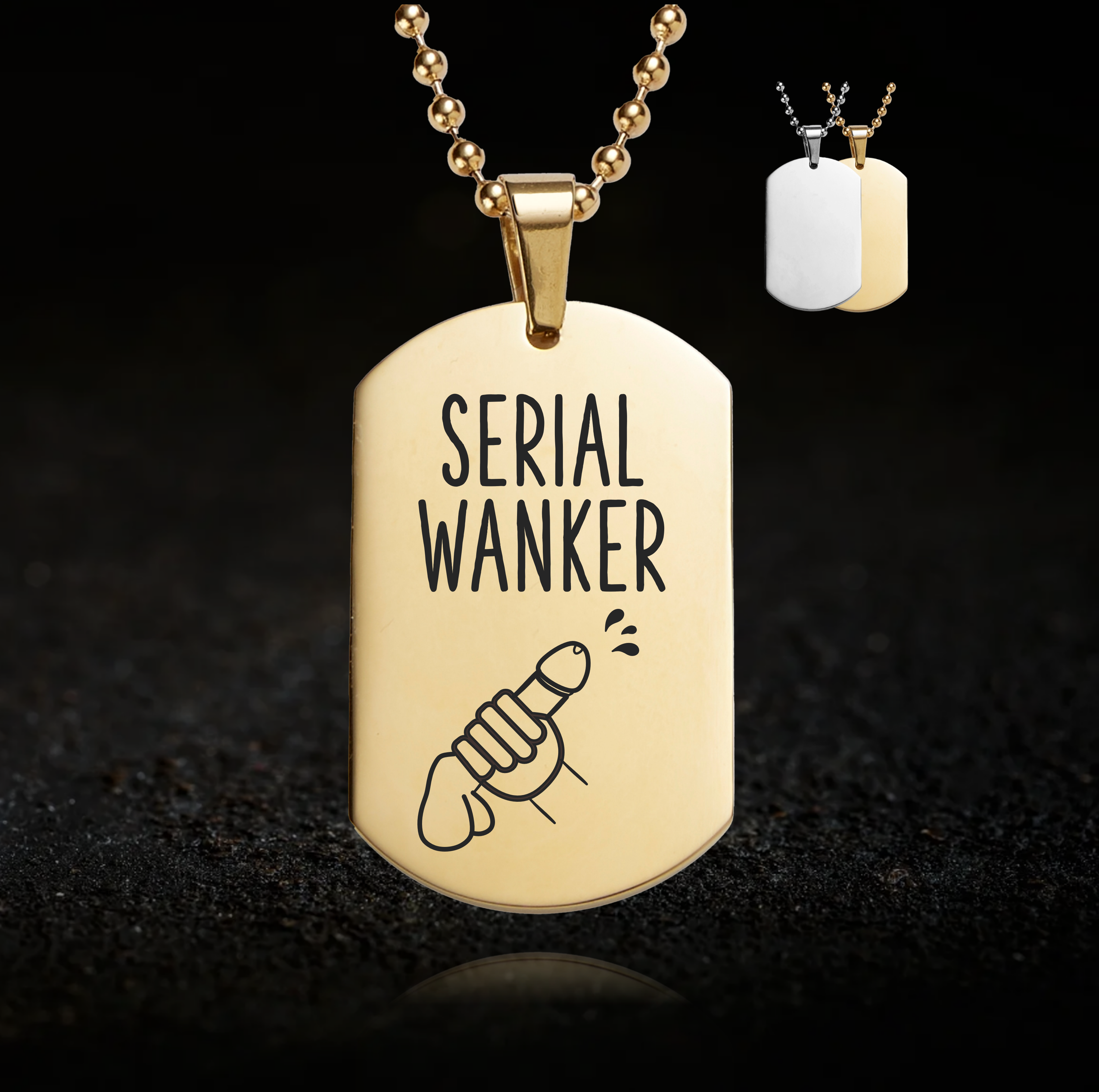 Self Pleasure, Serial Wanker Necklace