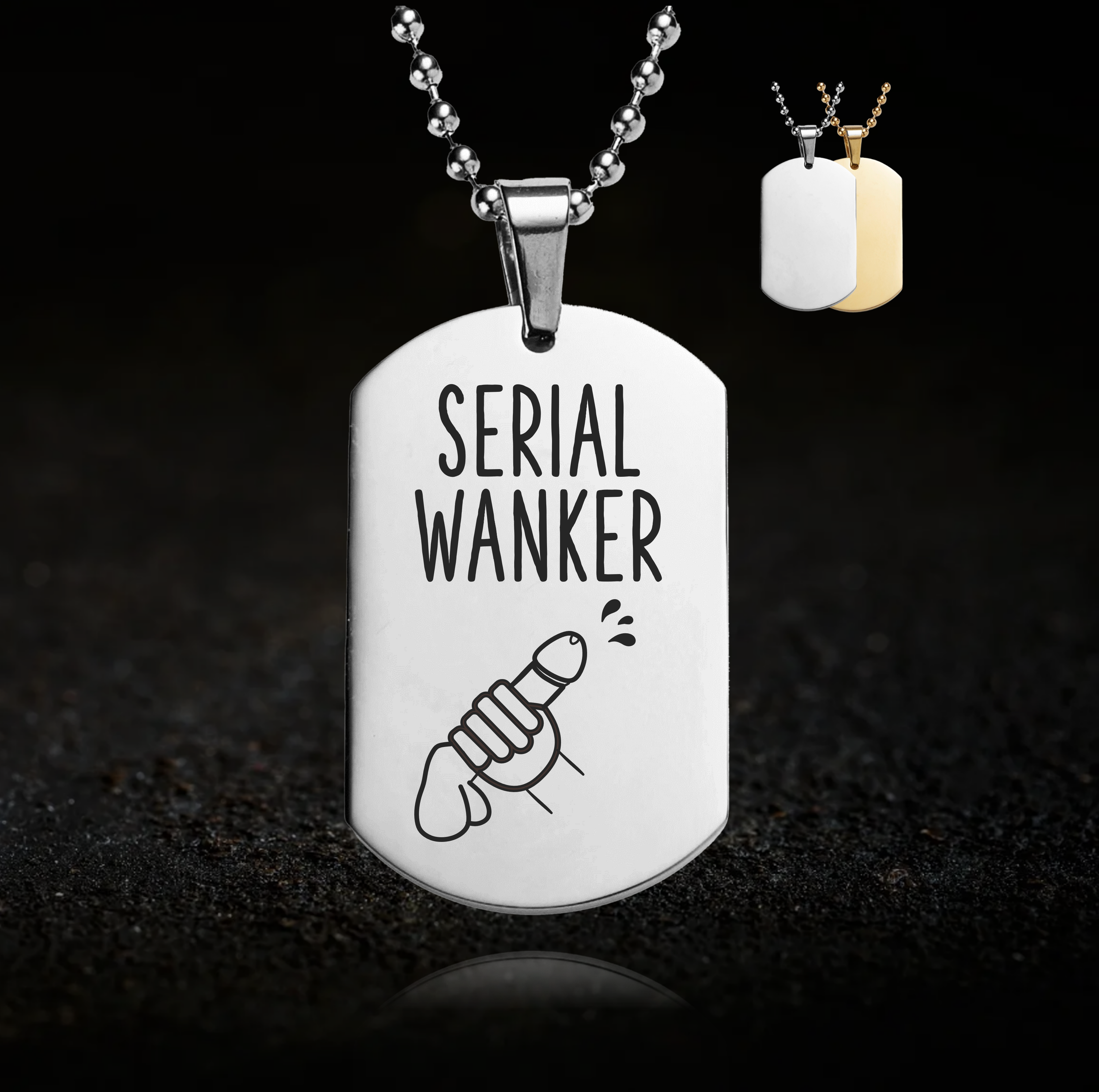 Self Pleasure, Serial Wanker Necklace