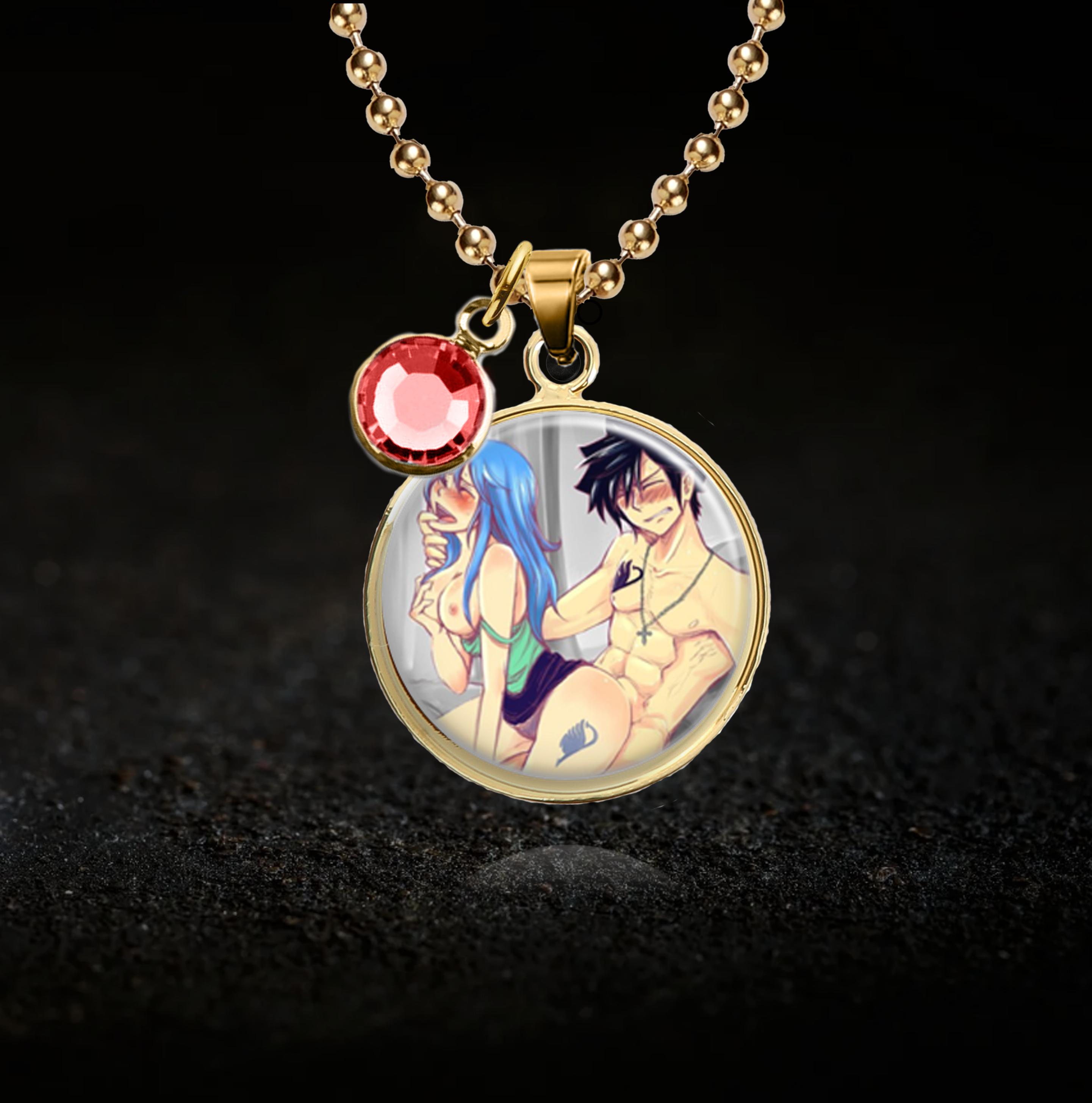 Sexual Tension, Hentai Necklace - Optional Birthstone