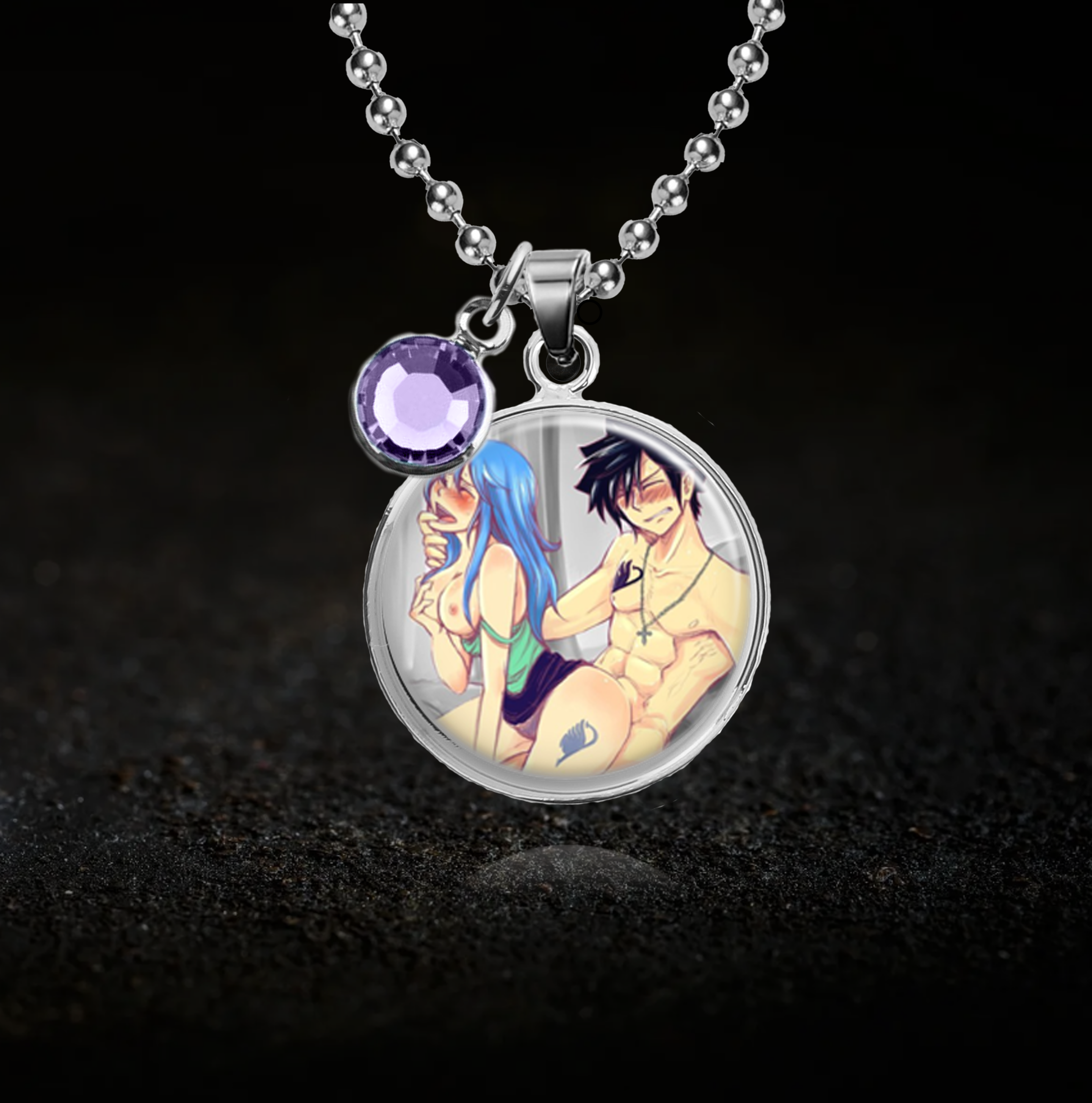 Sexual Tension, Hentai Necklace - Optional Birthstone