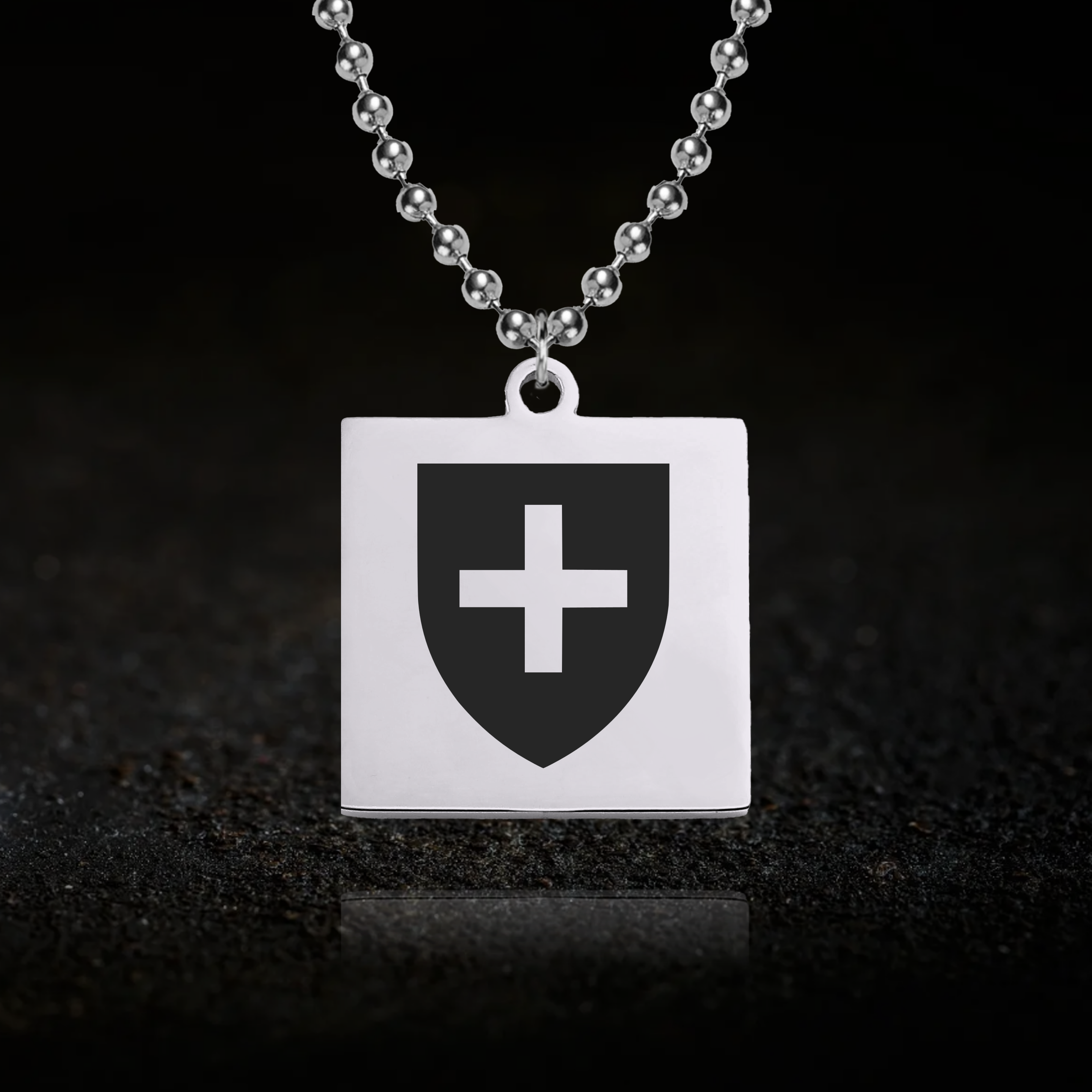 Dominant Owner Shield Necklace, For Bondage Masters, Dominants and Owners