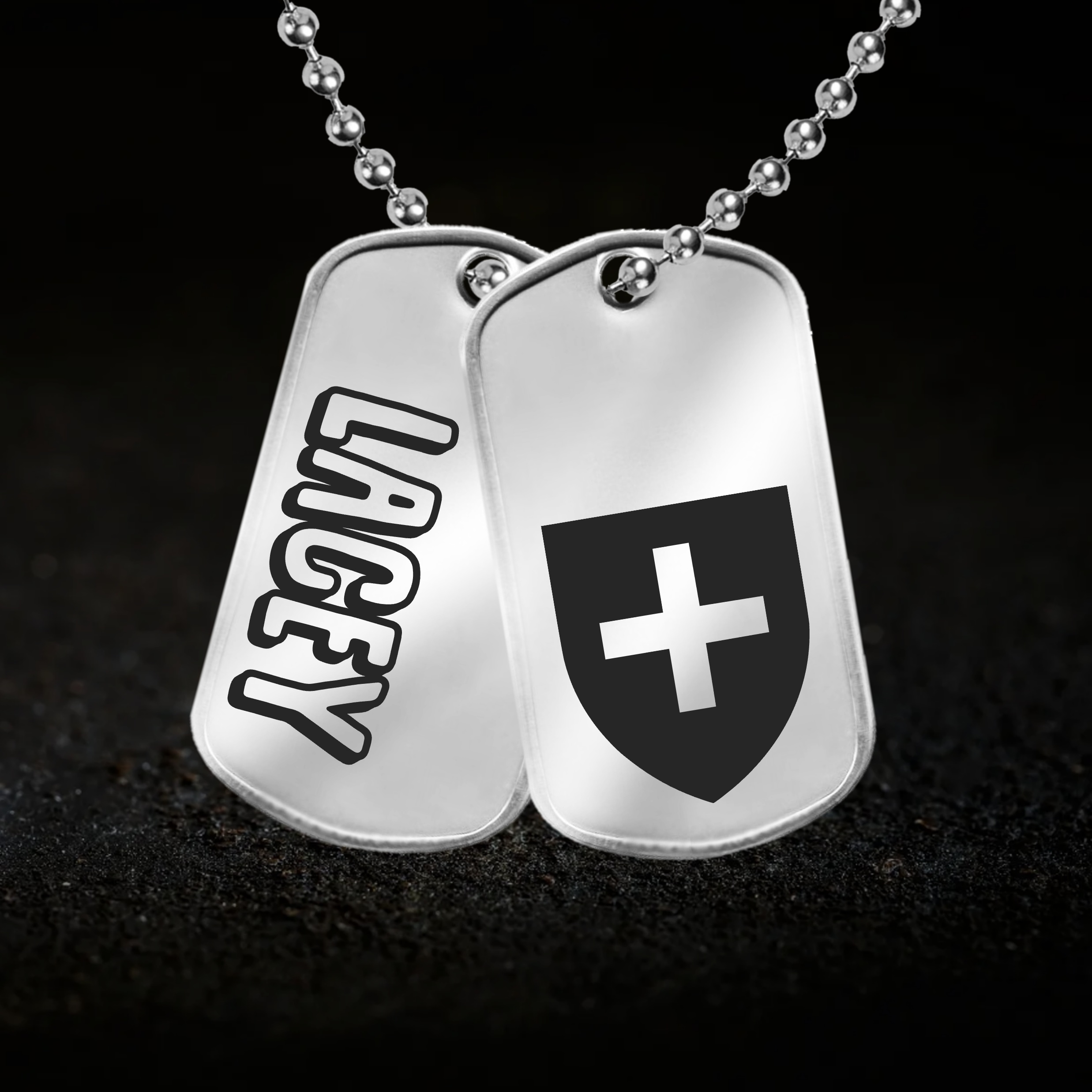Personalised, Owner Shield Tags - Female