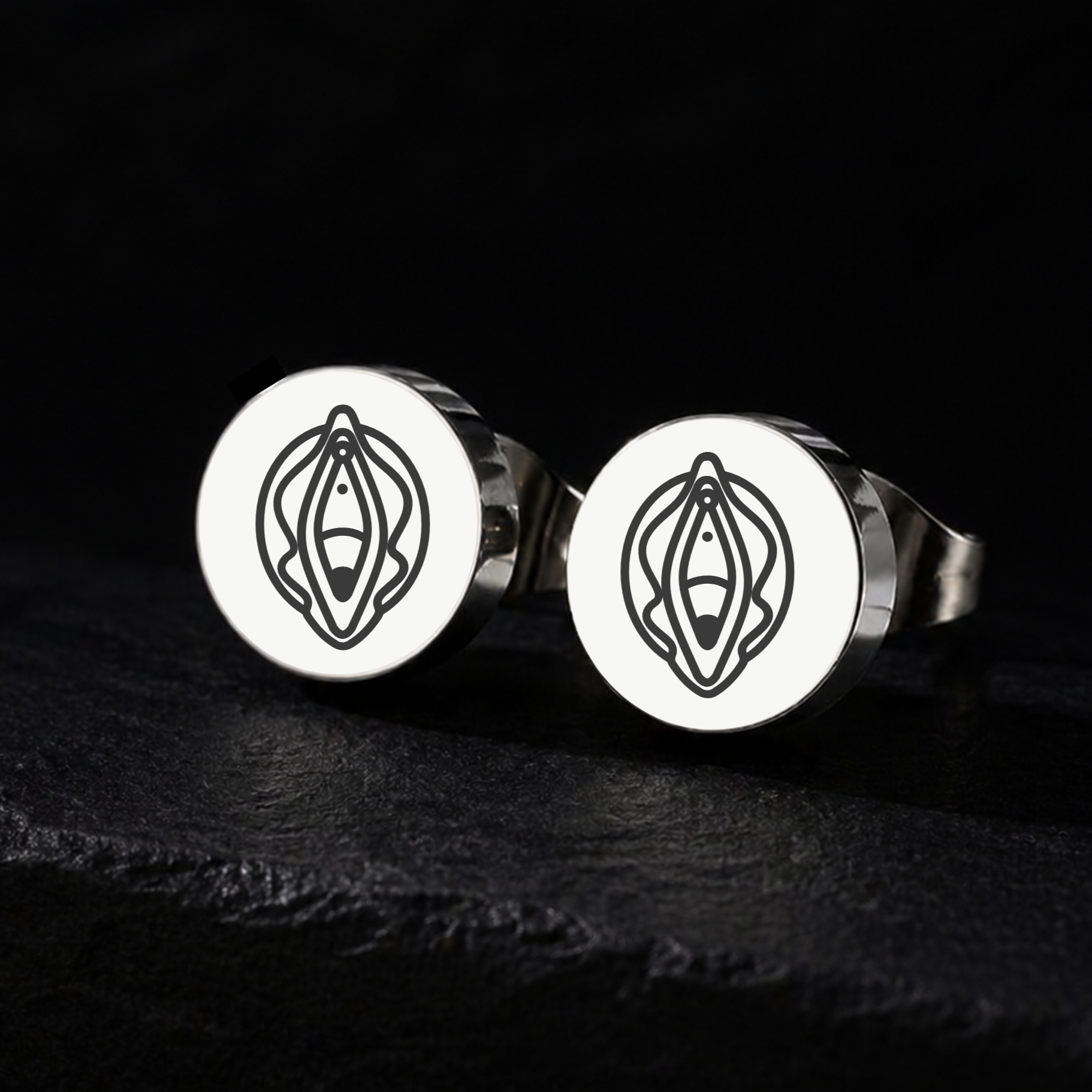 Vagina, Stud Earrings
