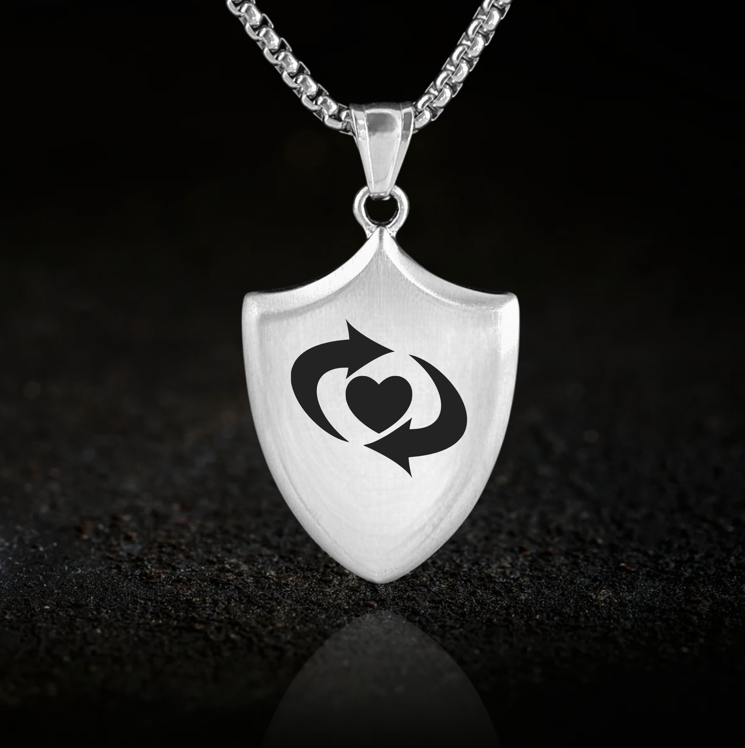 Switch Dynamic BDSM, Shield Pendant Necklace