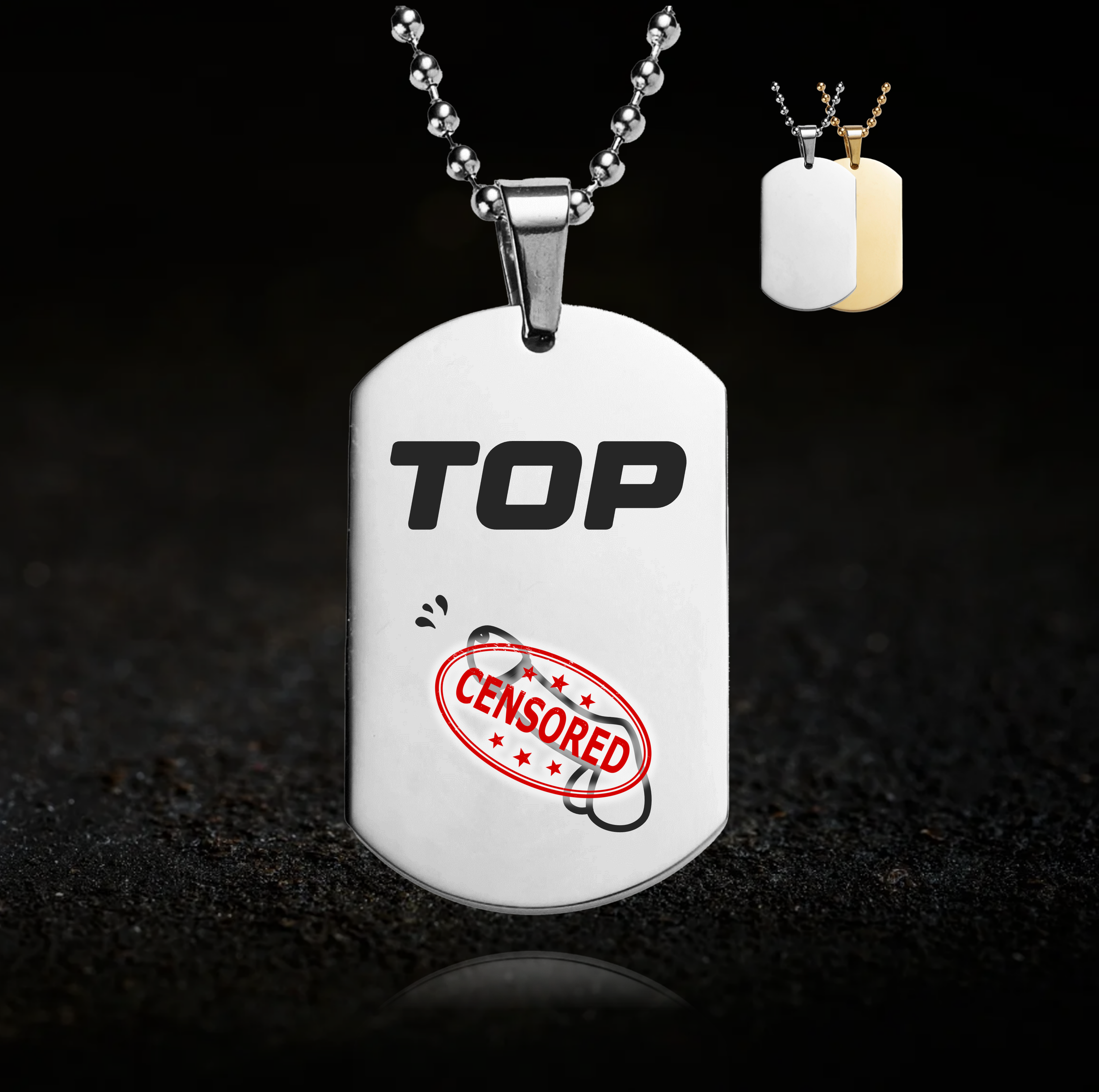 Kinky Top, Gay Role Play Pendant - LGBTQ+