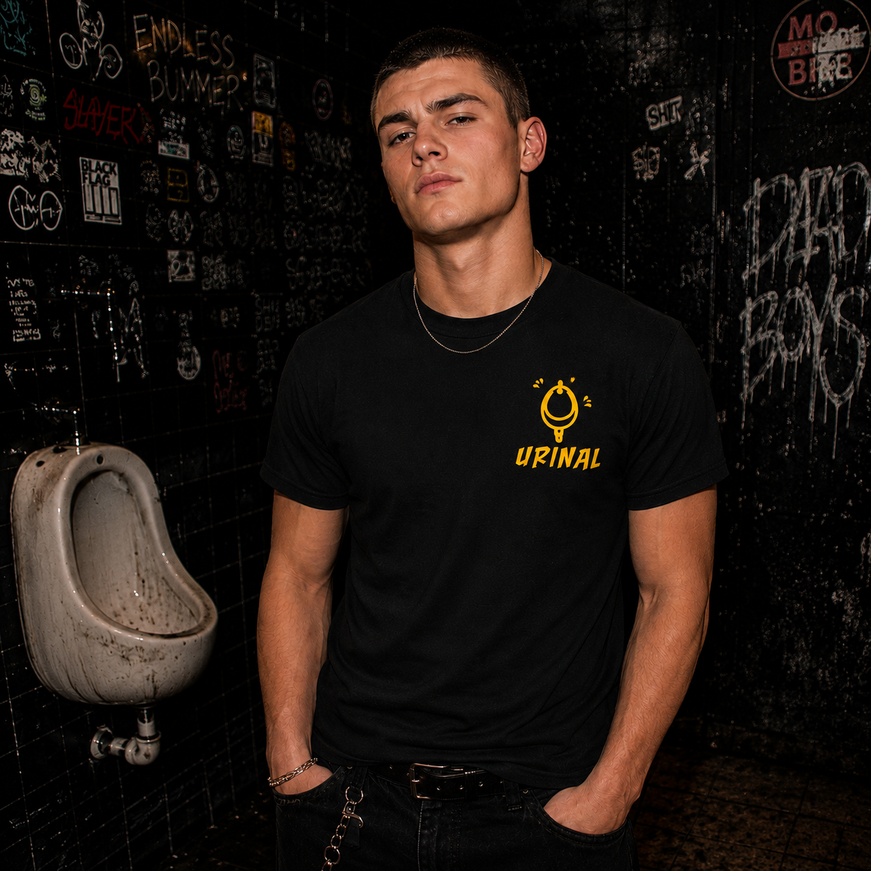 Urinal T-Shirt - Pocket