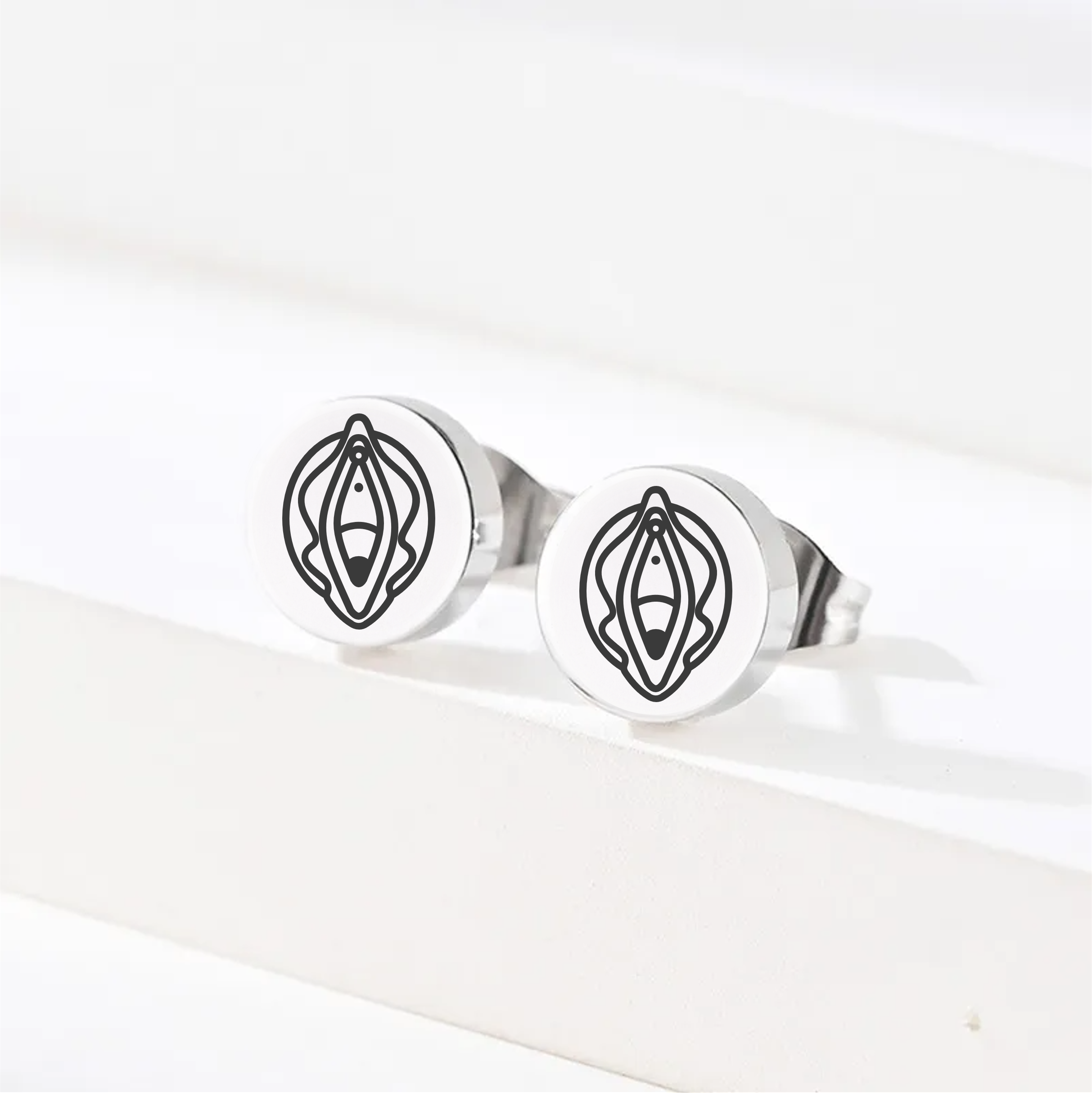 Vagina, Stud Earrings