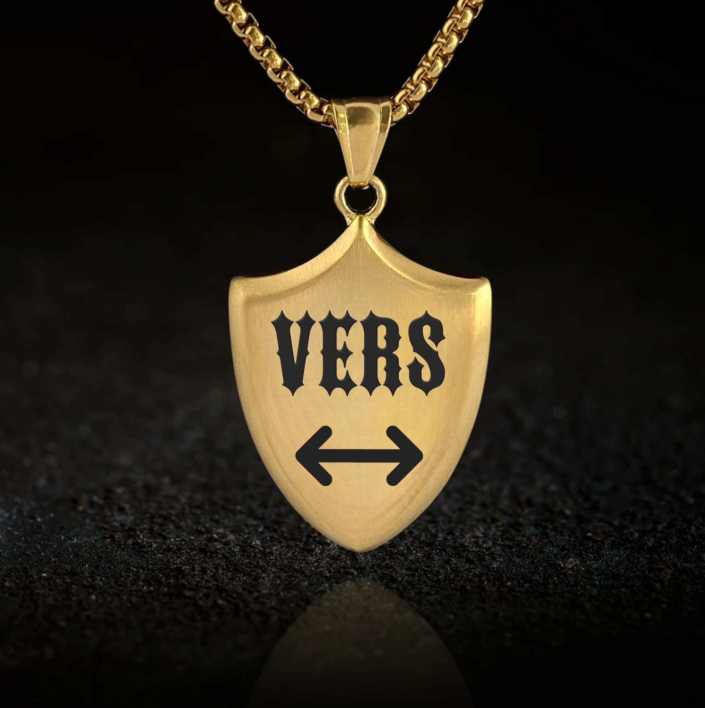 Versatile Boy, Shield Necklace - LGBTQ+ Pendant