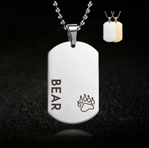 Bear Furry Necklace
