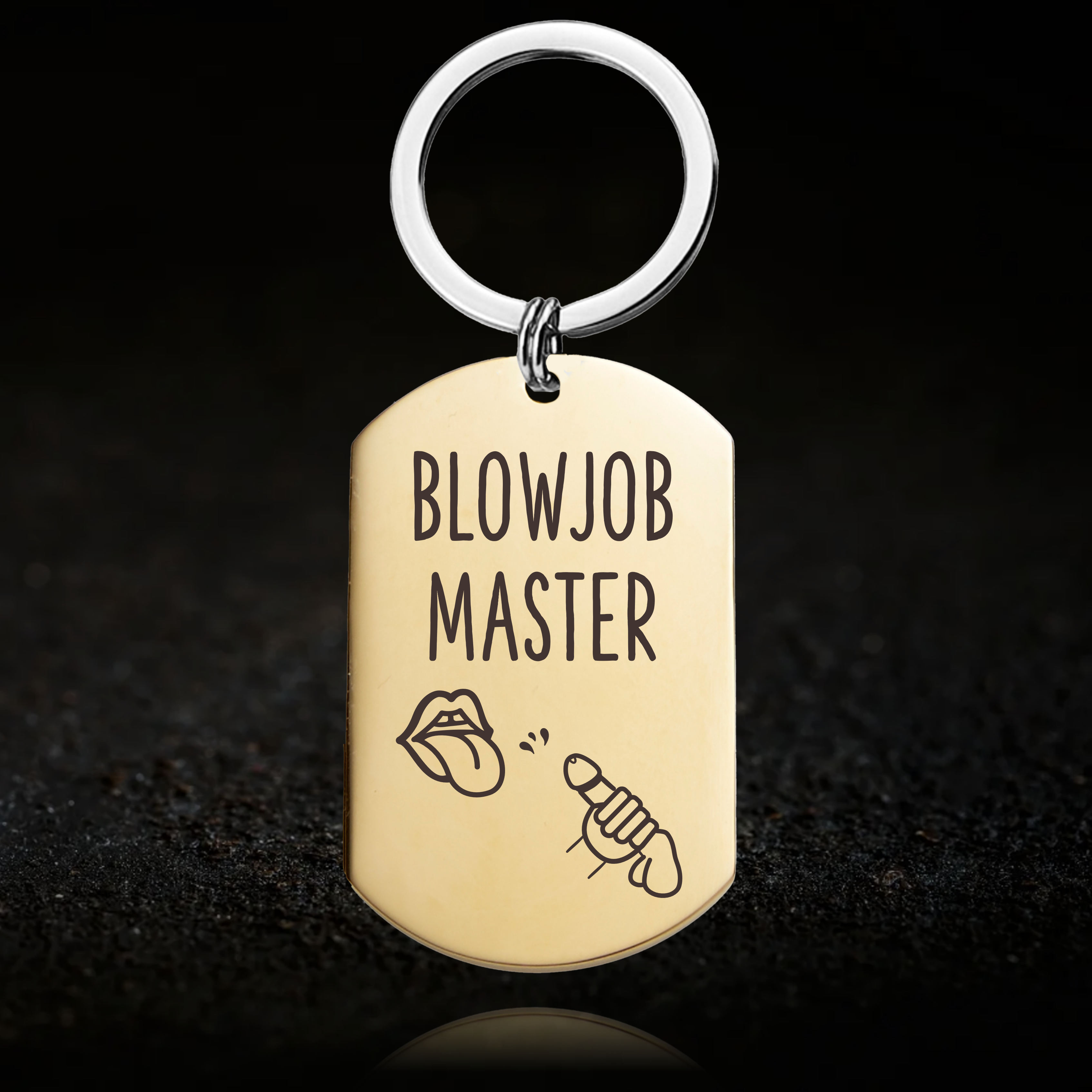 Blowjob Master Keychain