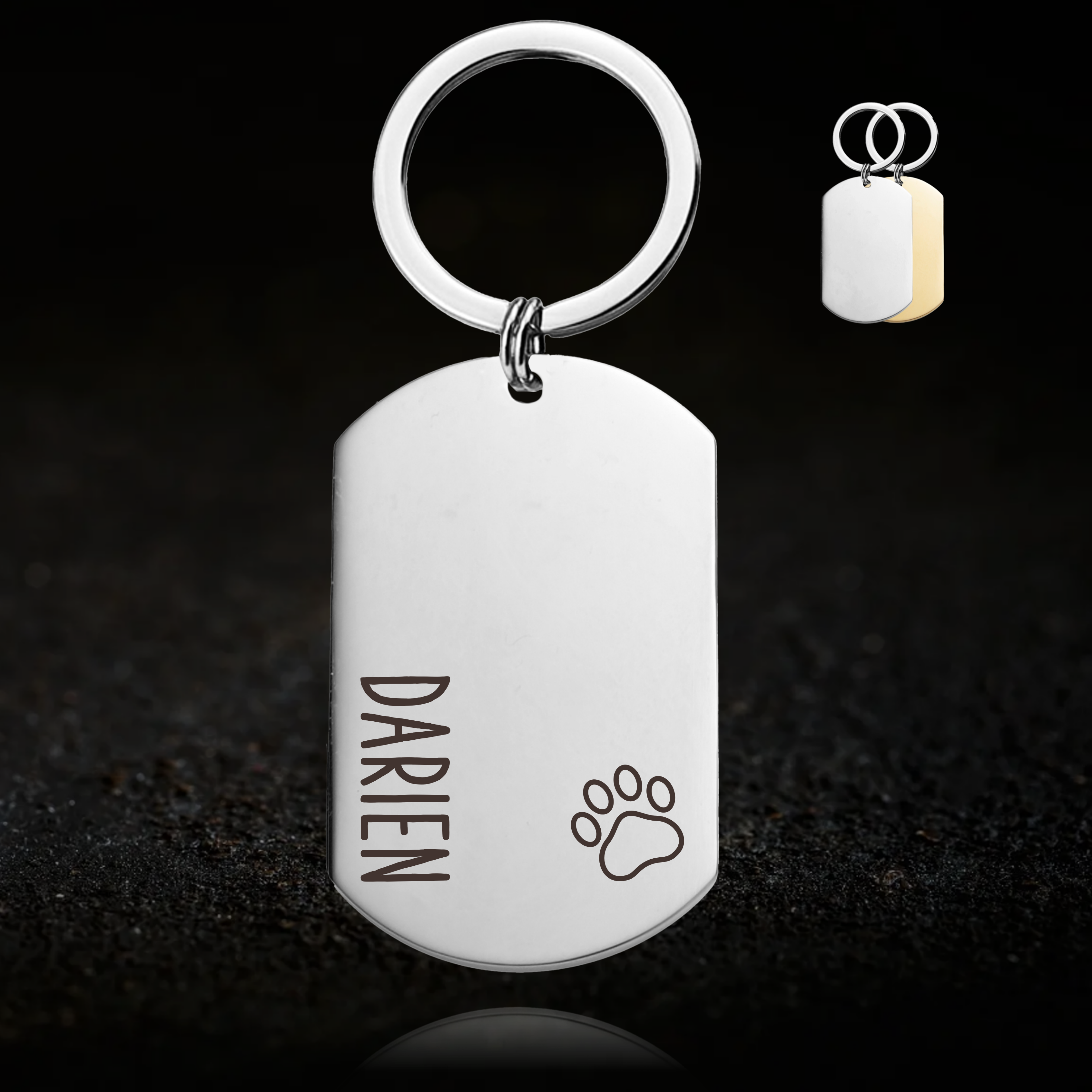 Personalised Cub Keyring