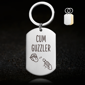 Cum Guzzler Keyring