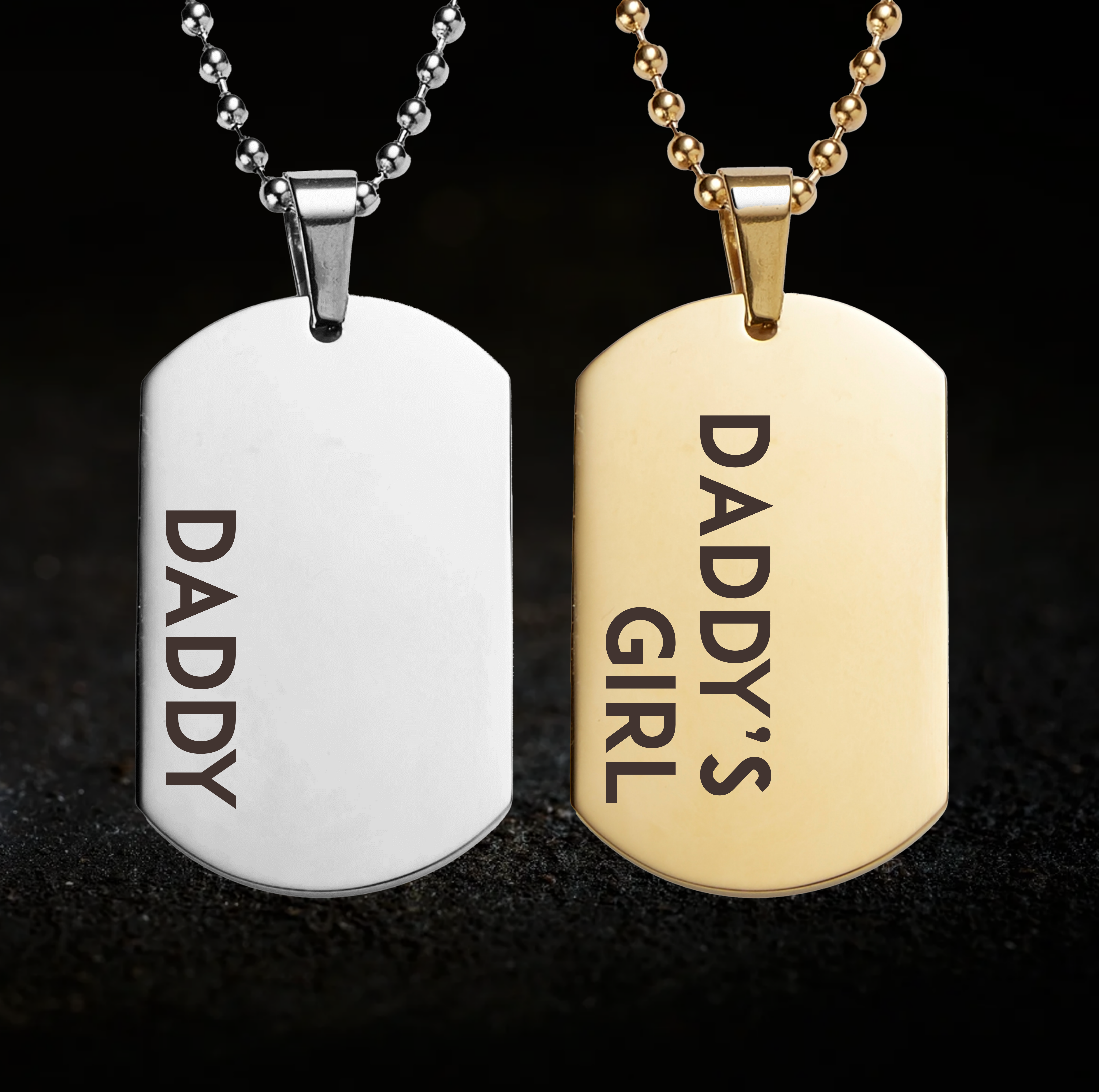 Daddy and Daddy's Girl Necklace Set, DDLG Fetish